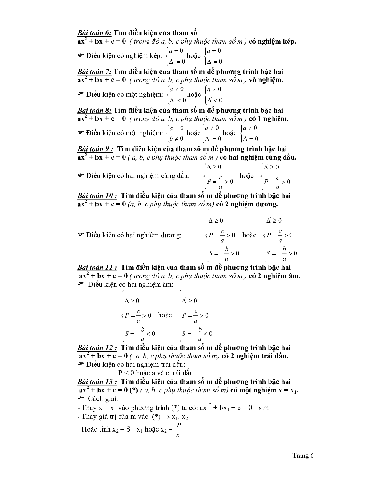 Lý thuyết và bài tập phần Đại số Toán lớp 9 (trang 6)