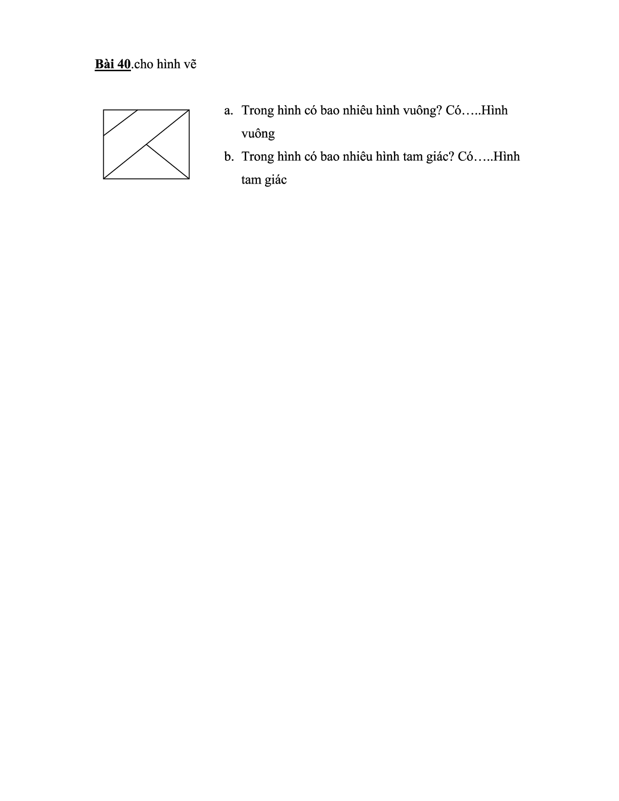 Bài tập về Hình tam giác phần 2 có đáp án, chọn lọc (trang 4)