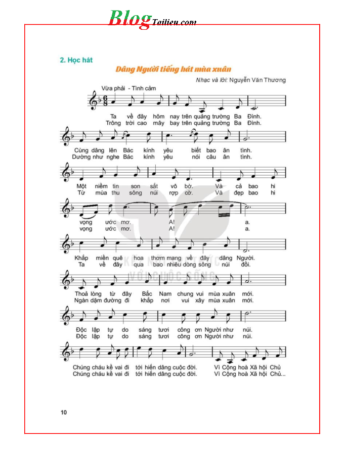Âm nhạc lớp 11 Kết nối tri thức pdf (trang 10)