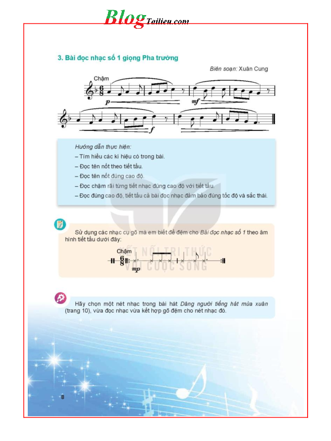 Âm nhạc lớp 11 Kết nối tri thức pdf (trang 8)