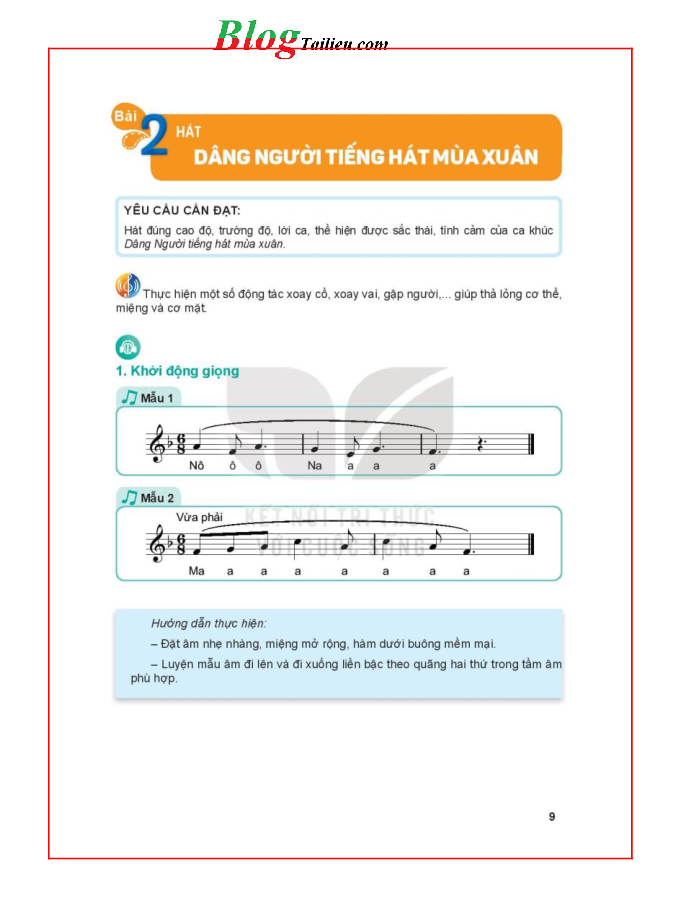 Âm nhạc lớp 11 Kết nối tri thức pdf (trang 9)