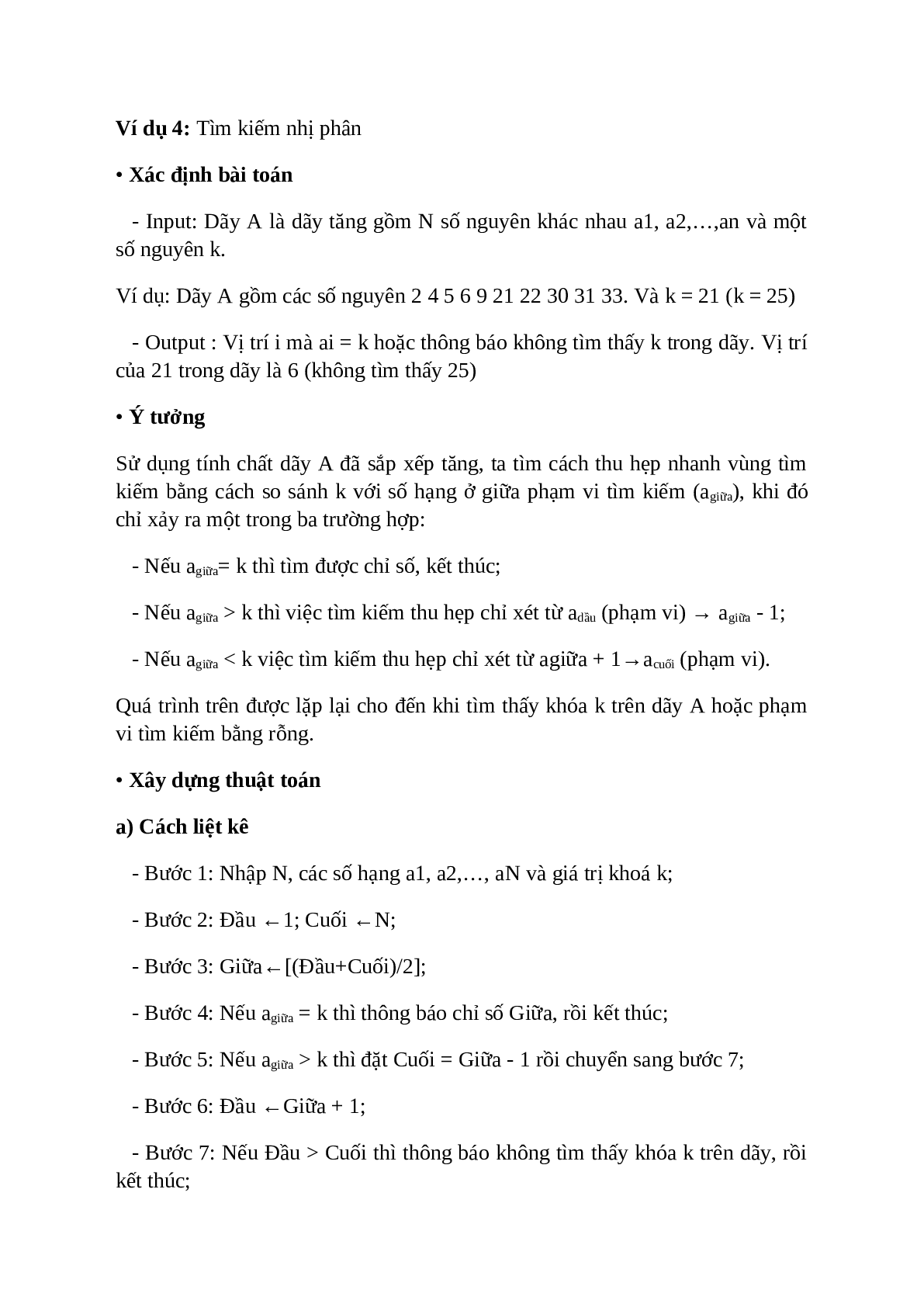 Tin học 10 Bài 4 (Lý thuyết và trắc nghiệm): Bài toán và thuật toán (trang 7)