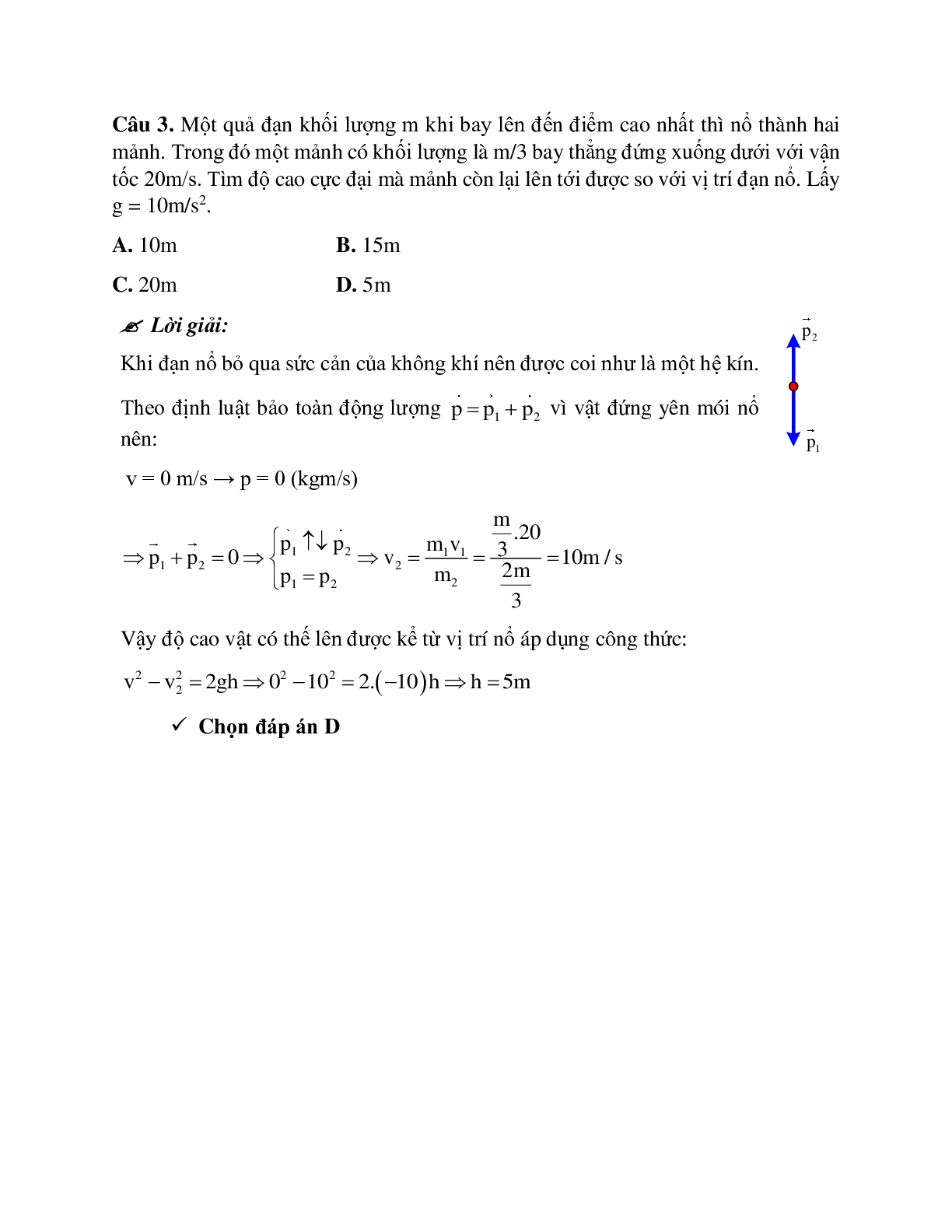 Phương pháp giải và bài tập về Bài toán đạn nổ có đáp án (trang 5)