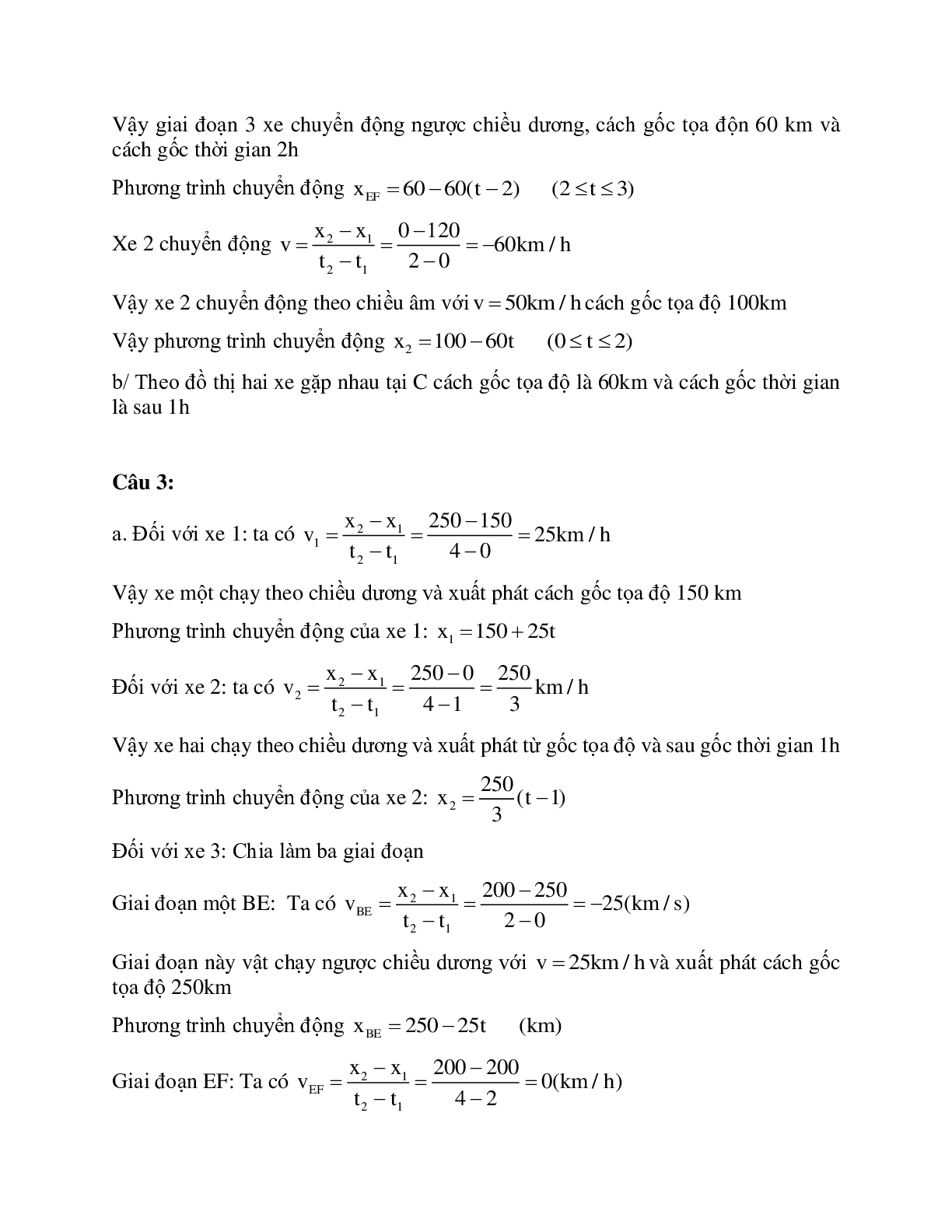 Phương pháp giải và bài tập về Bài toán đồ thị của chuyển động thẳng đều chọn lọc (trang 7)