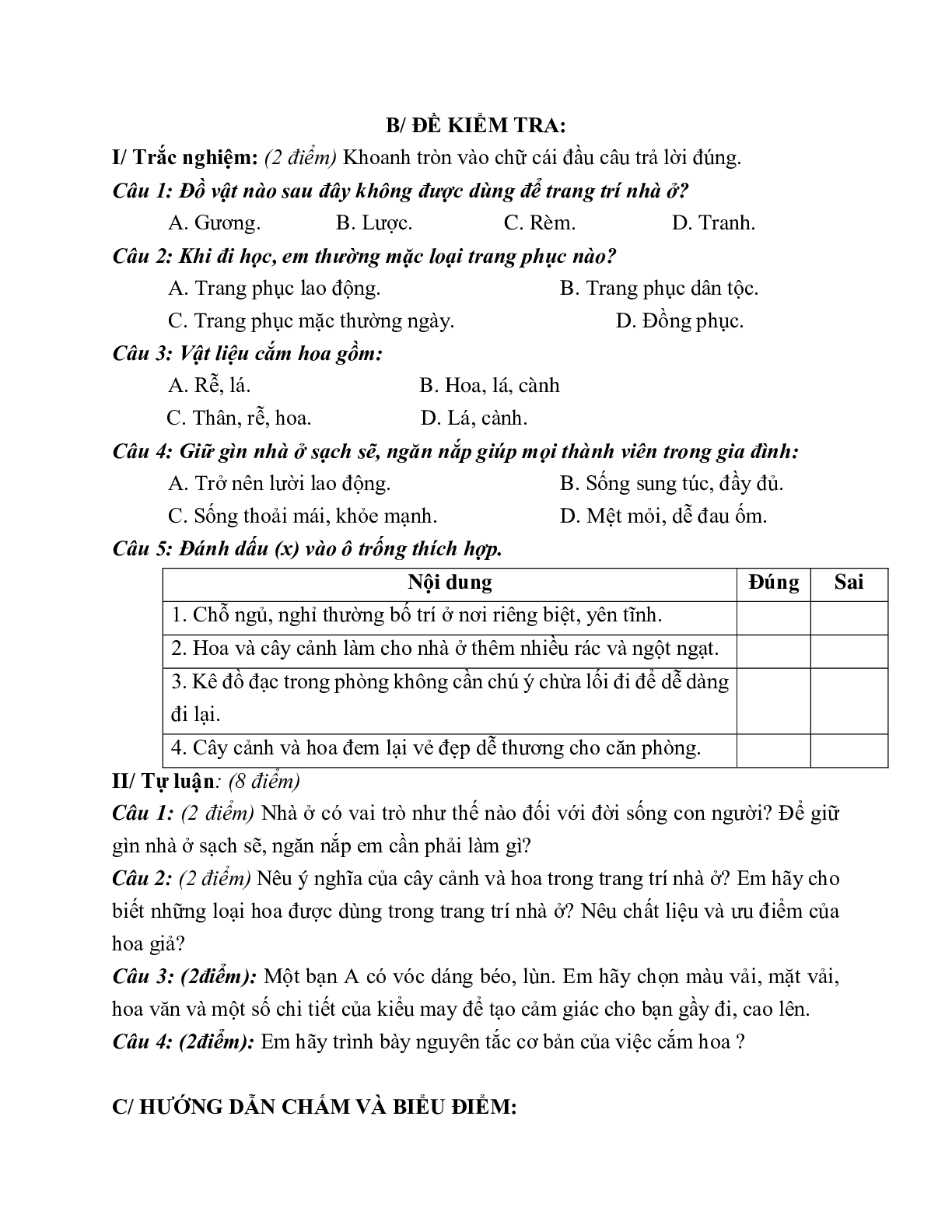 GIÁO ÁN CÔNG NGHỆ 6 ÔN TẬP CHƯƠNG II MỚI NHẤT (trang 8)