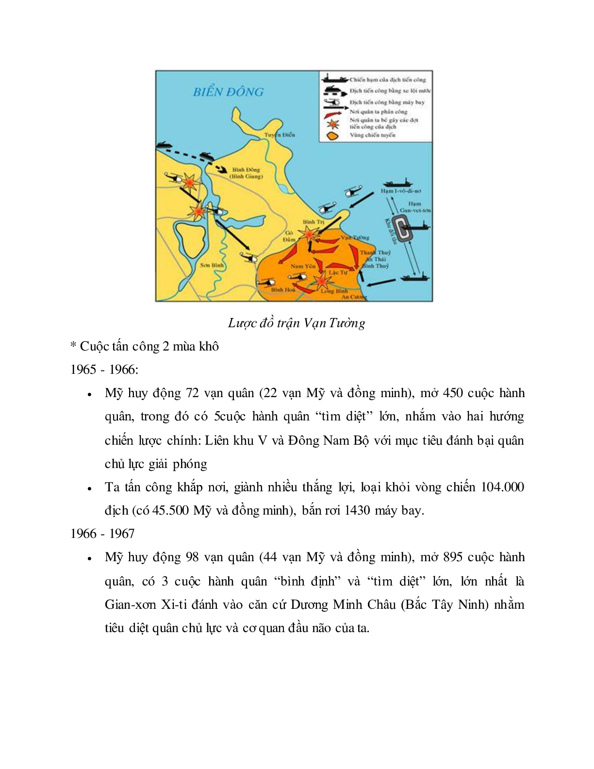 Lý thuyết môn Lịch sử 12: bài 22: Nhân dân hai miền chiến đấu chống đế quốc Mĩ, nhân dân miền Bắc vừa chiến đấu vừa sản xuất (1965-1973) mới nhất (trang 3)