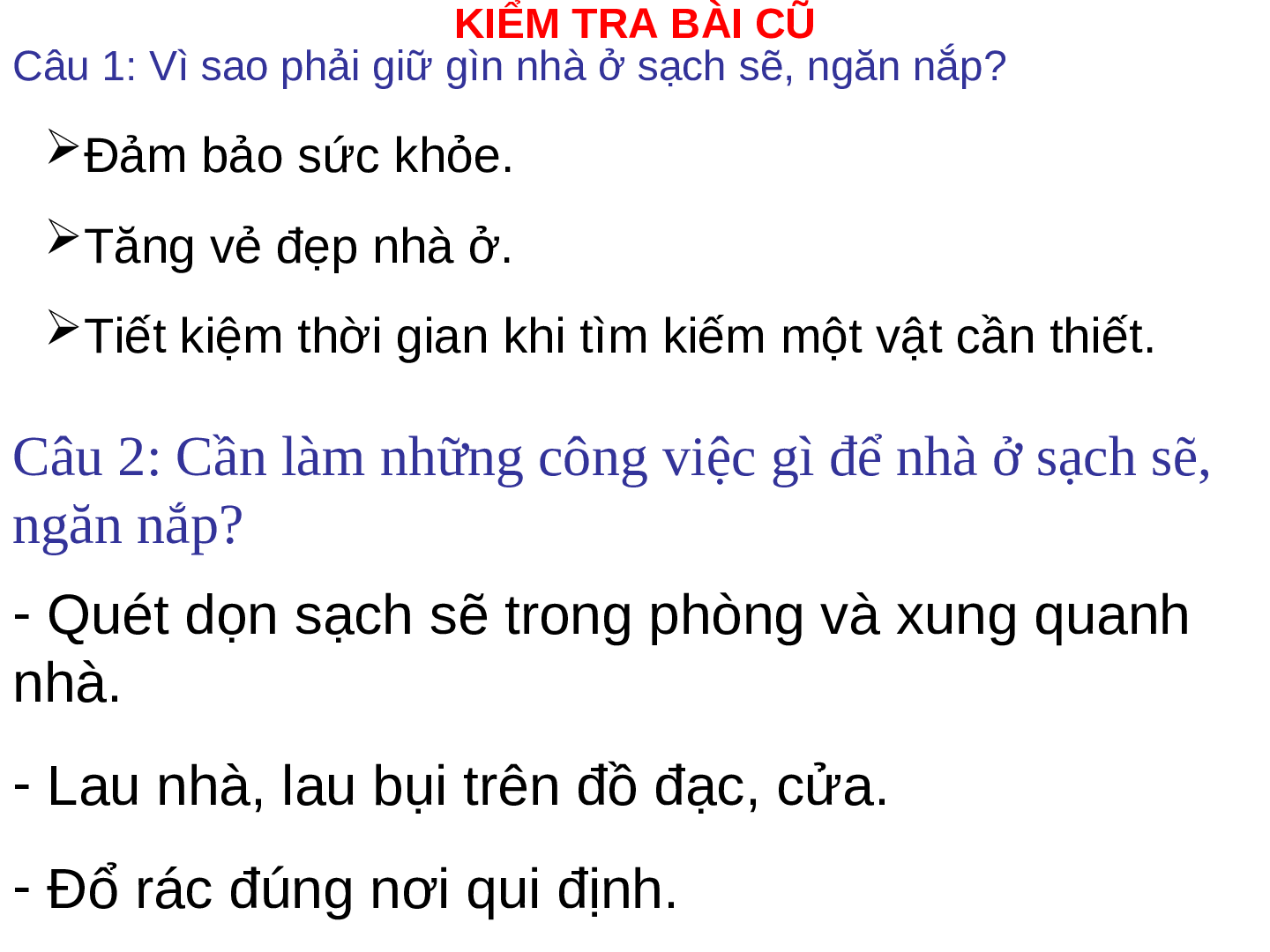 Bài giảng Công nghệ 6 Tiết 23: Trang trí nhà ở bằng 1 số đồ vật (trang 1)