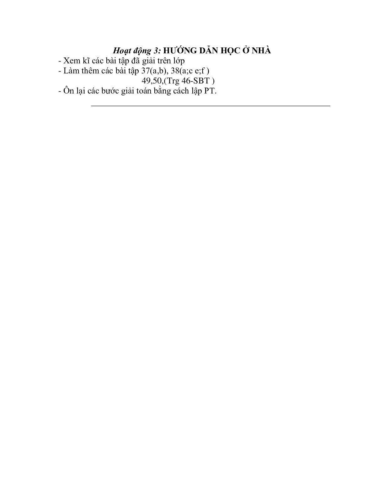 Giáo án Luyện tập Phương trình quy về phương trình bậc hai (2023) mới nhất - Toán 9 (trang 3)