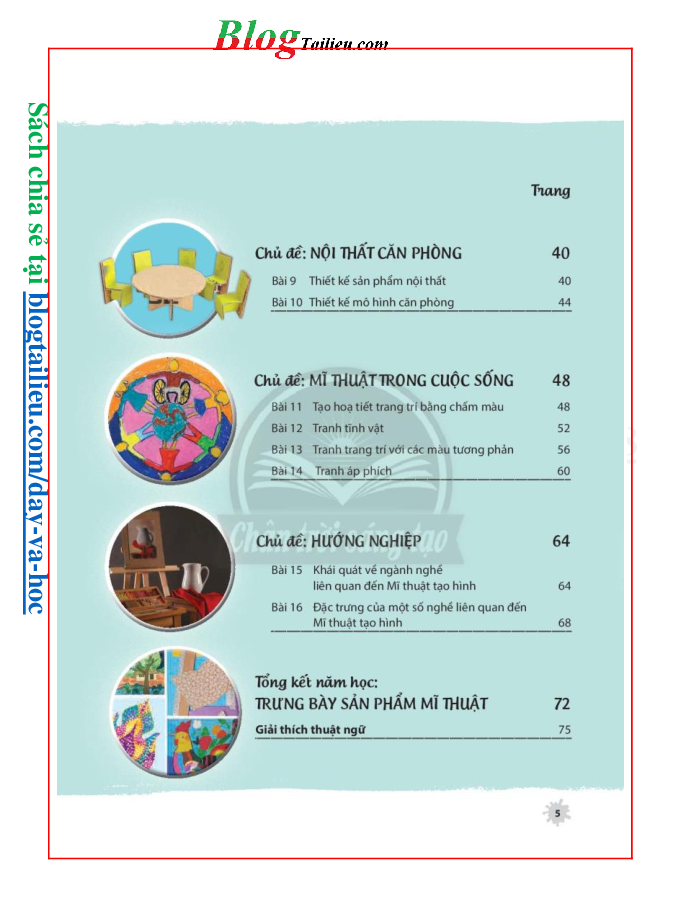 Mĩ thuật lớp 8 bản 1 Chân trời sáng tạo pdf (trang 4)