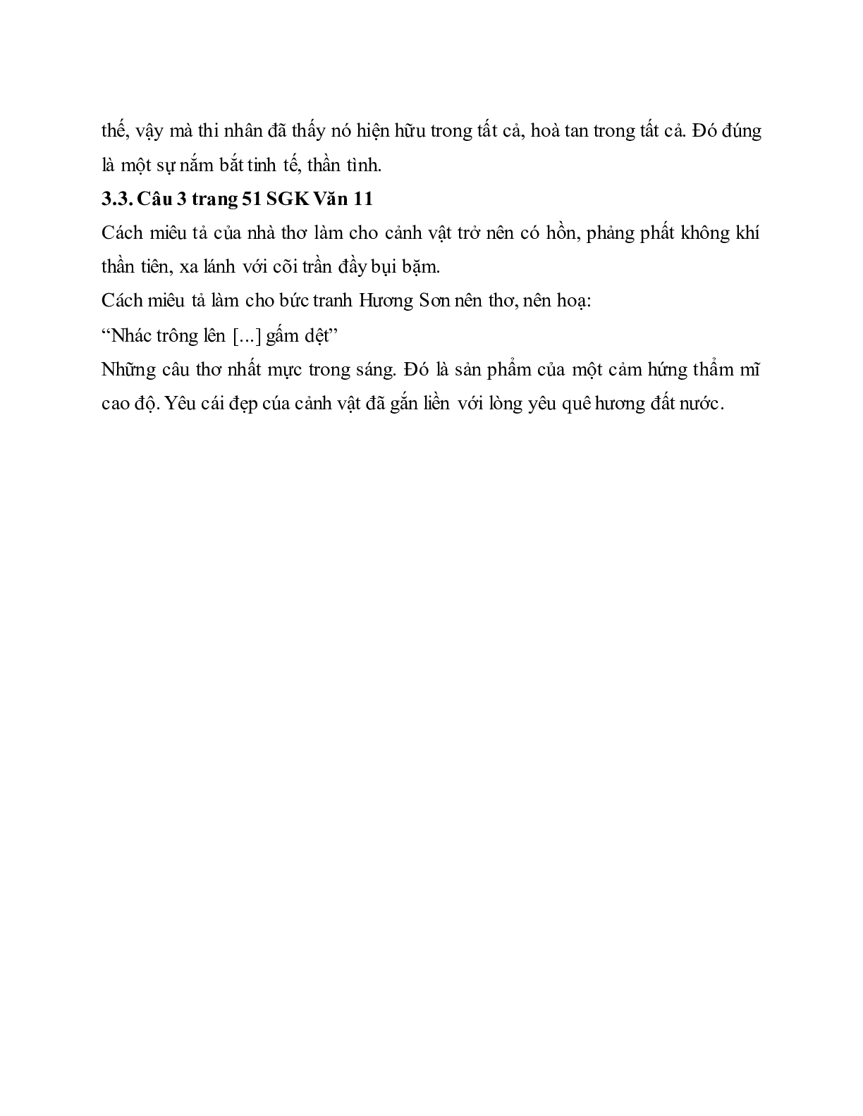Soạn bài Bài ca phong cảnh Hương Sơn - ngắn nhất Soạn văn 11 (trang 6)