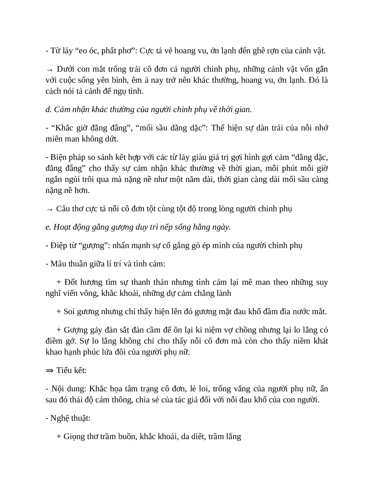 TOP 15 bài Phân tích Tình cảnh lẻ loi của người chinh phụ SIÊU HAY (trang 6)