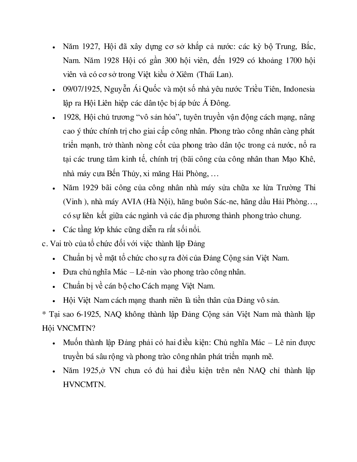 Lý thuyết môn Lịch sử 12 - bài 13: Phong trào dân tộc dân chủ ở Việt Nam từ năm 1925 đến năm 1930 mới nhất (trang 2)