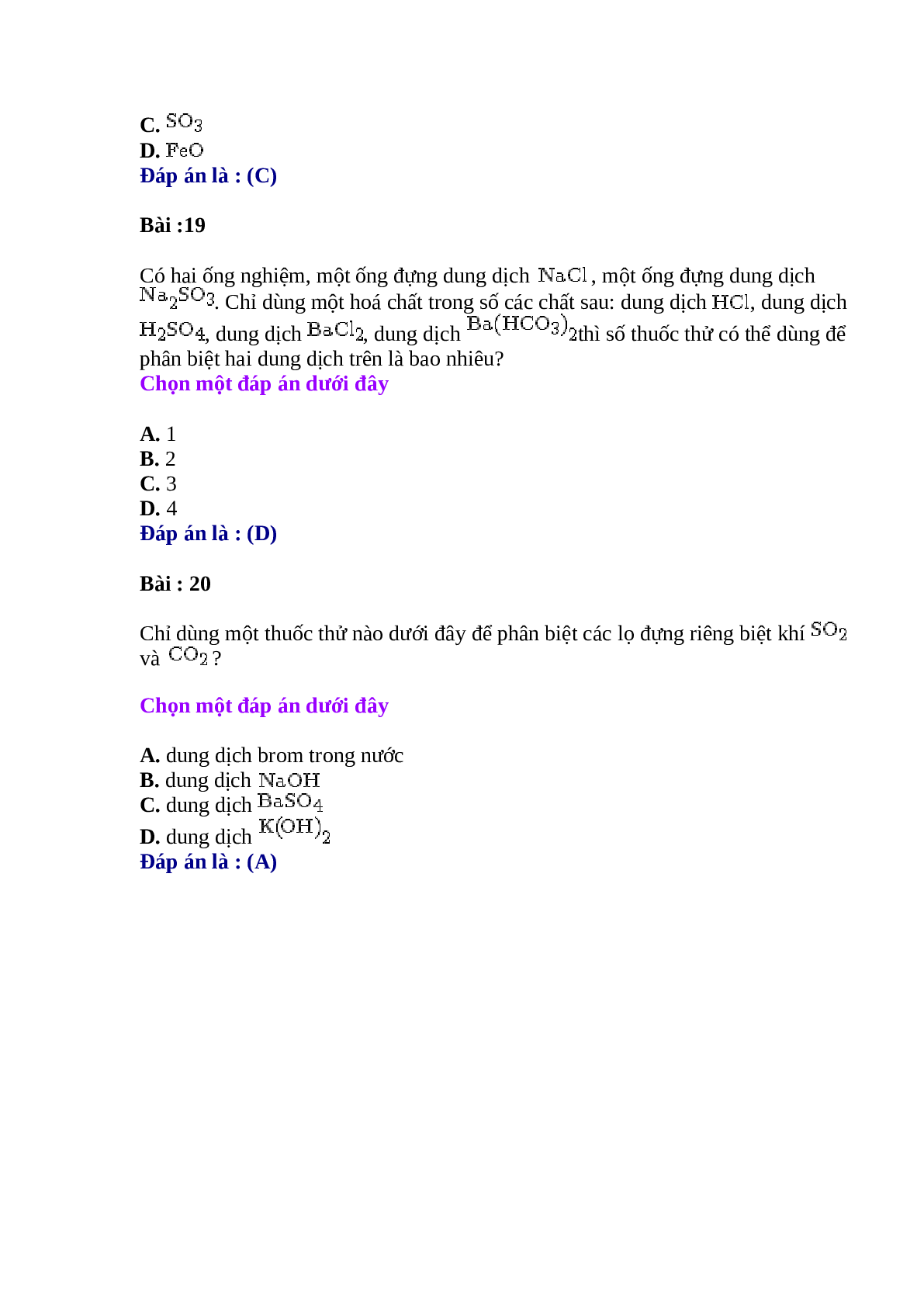 30 câu Trắc nghiệm Nito và Lưu huỳnh có đáp án 2023 – Hóa học lớp 11 (trang 6)