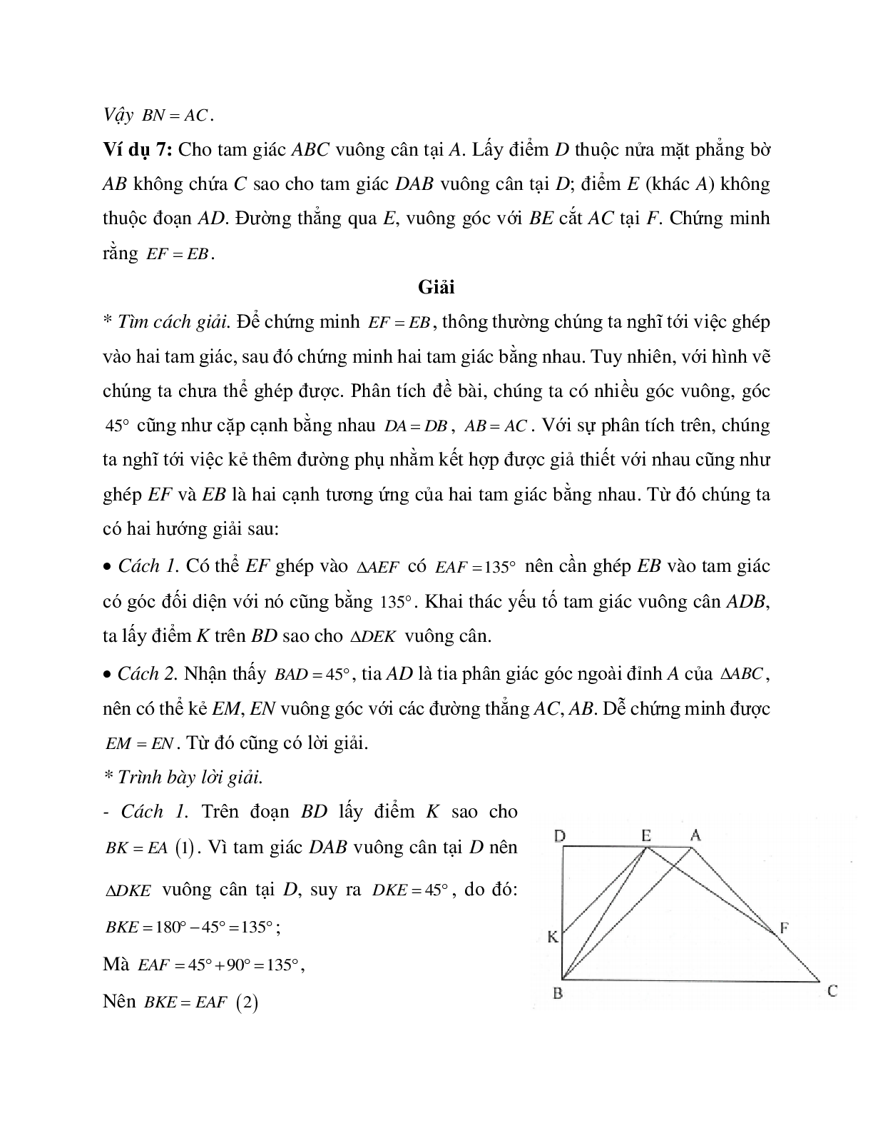 Phương pháp và bài tập về Tam giác cân - Tam giác đều có lời giải (trang 8)