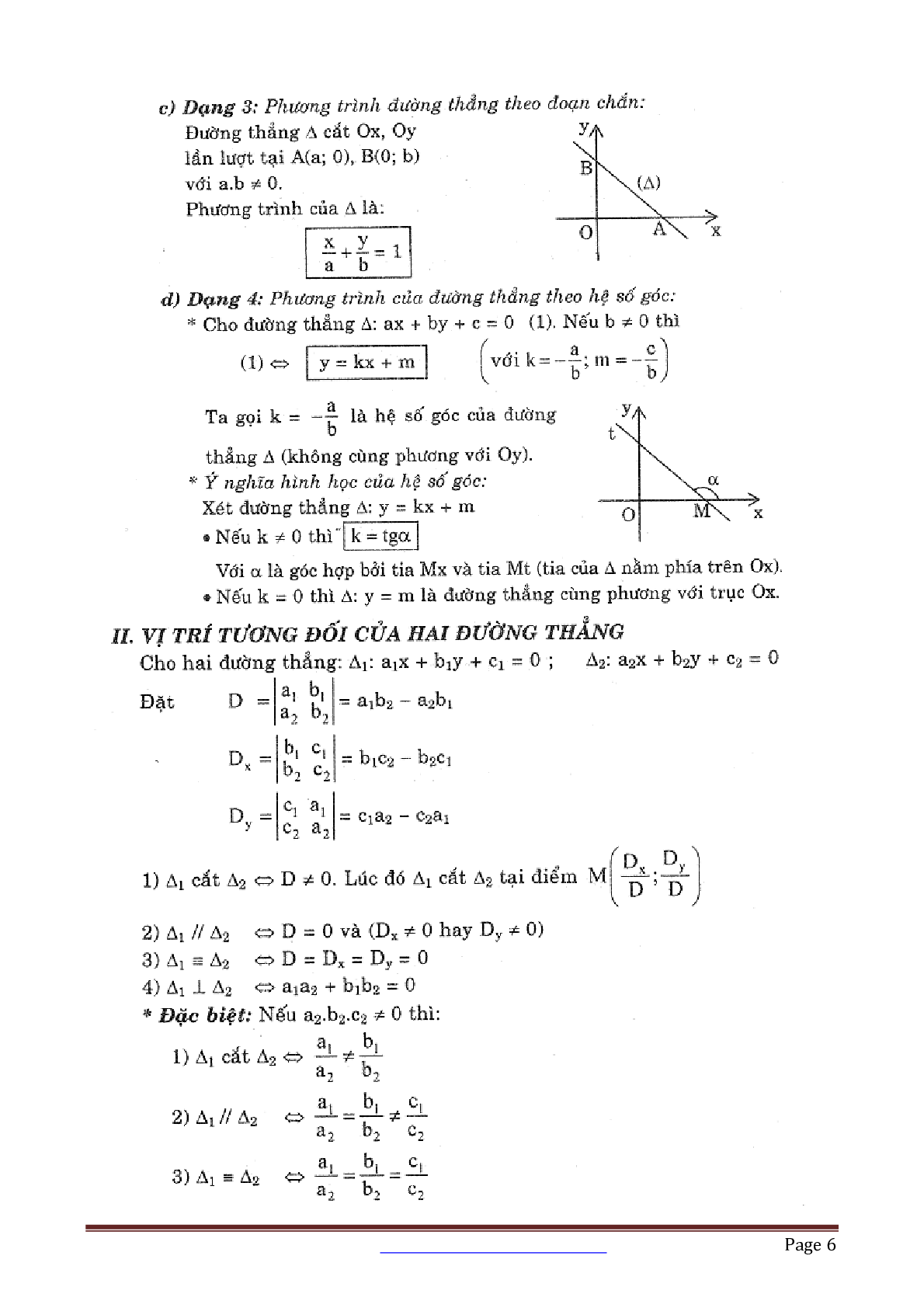 17 dạng toán hình học giải tích phẳng Oxy (trang 6)