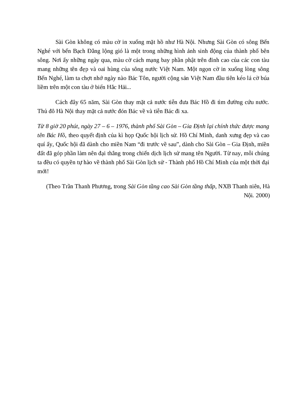 Sơ đồ tư duy bài Sài Gòn tôi yêu dễ nhớ, ngắn nhất - Ngữ văn lớp 7 (trang 6)