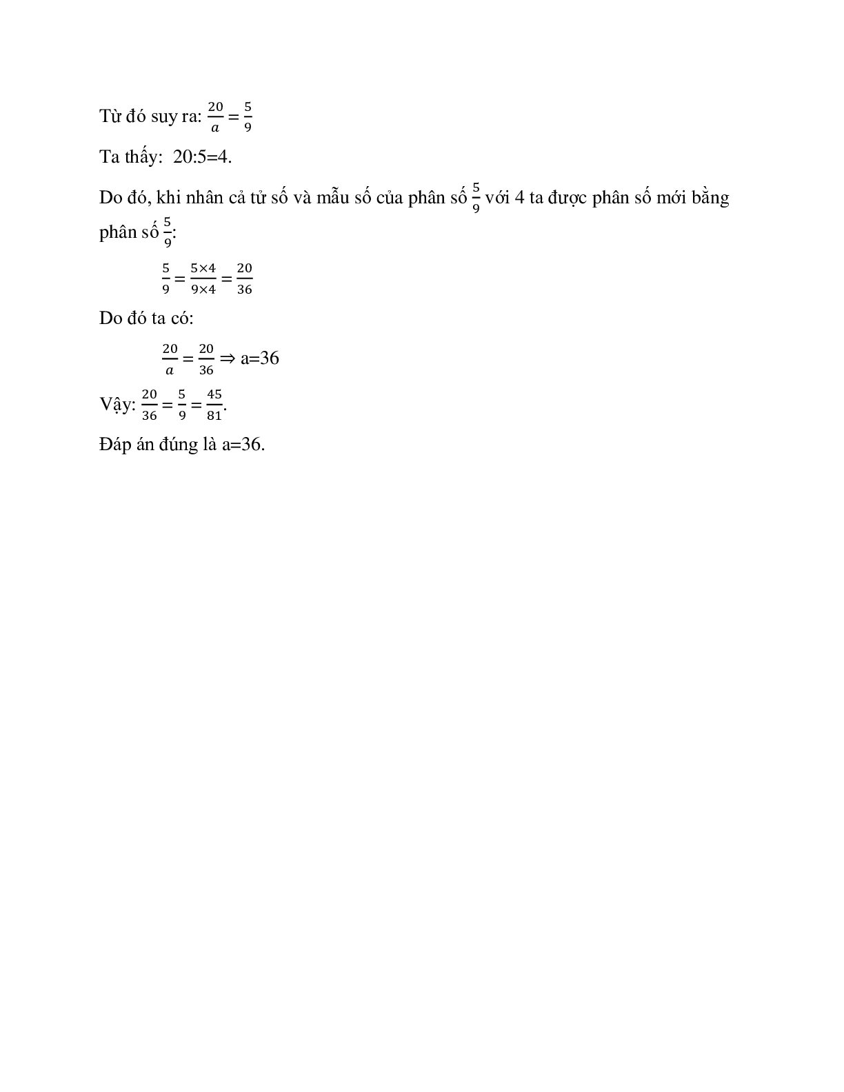 25 câu Trắc nghiệm Rút gọn phân số có đáp án 2023 – Toán lớp 4 (trang 7)