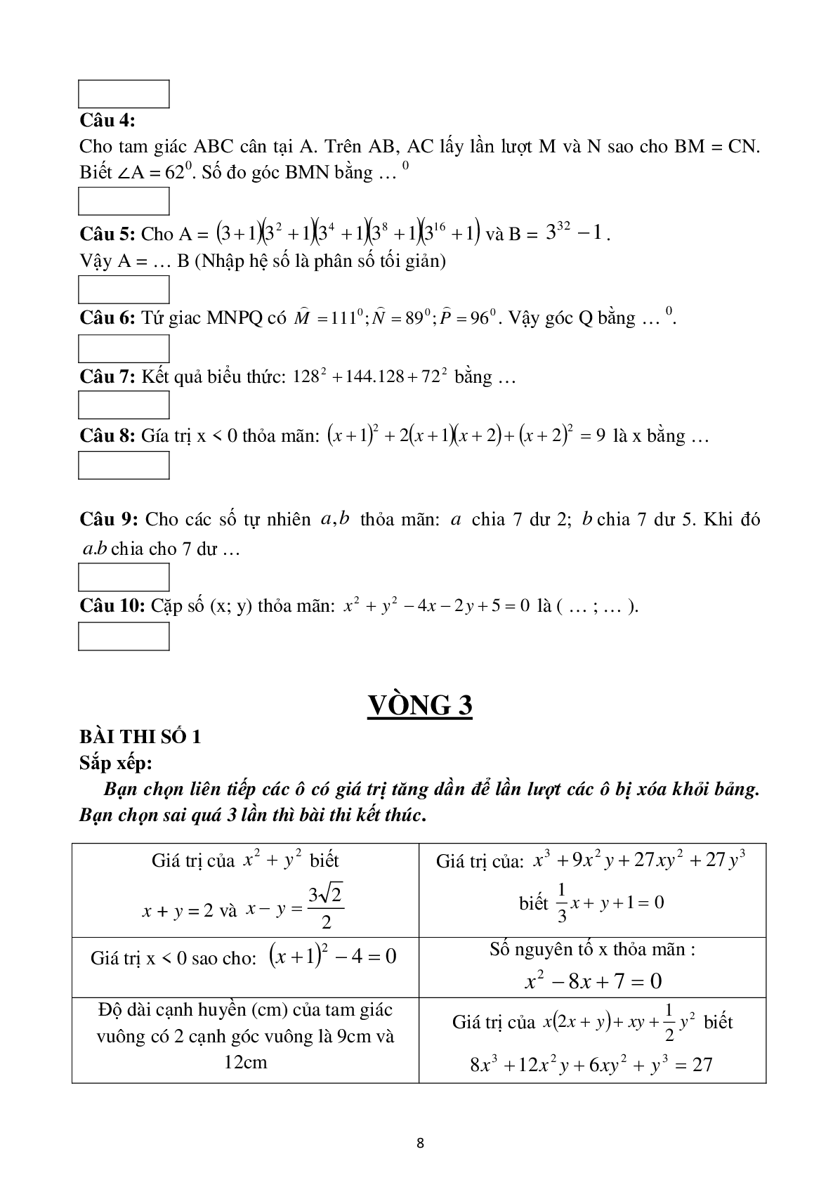 Tài liệu luyện thi Violympic toán 8 (trang 6)