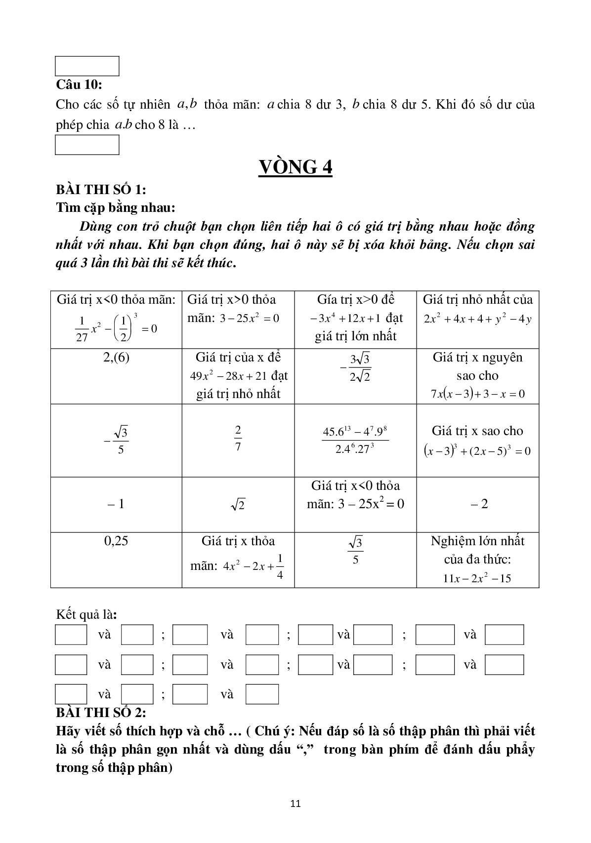 Tài liệu luyện thi Violympic toán 8 (trang 9)