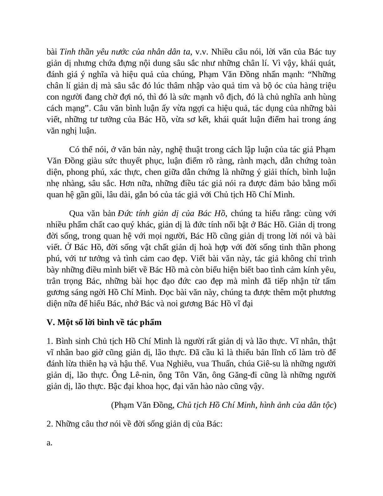 Sơ đồ tư duy bài Đức tính giản dị của Bác Hồ dễ nhớ, ngắn nhất - Ngữ văn lớp 7 (trang 7)