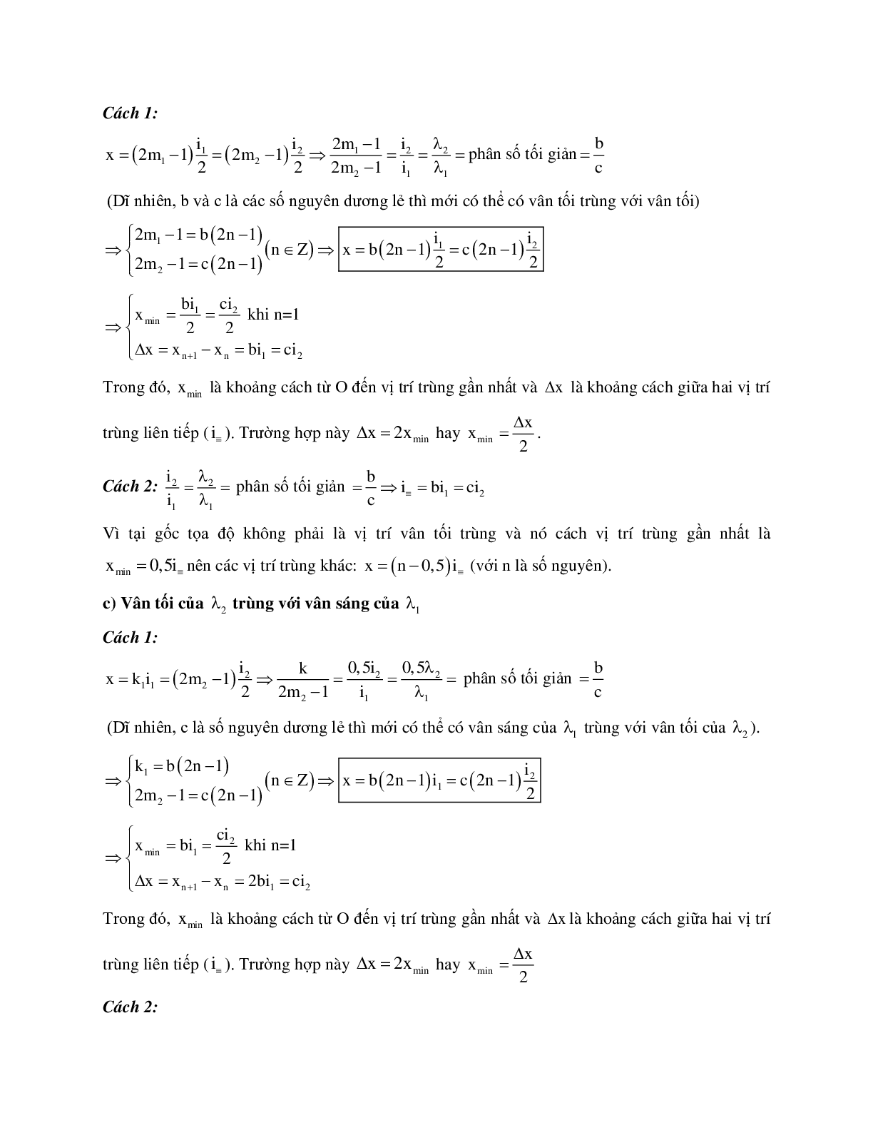 Các dạng bài toán liên quan đến phương trình sóng môn Vật lý lớp 12 (trang 10)