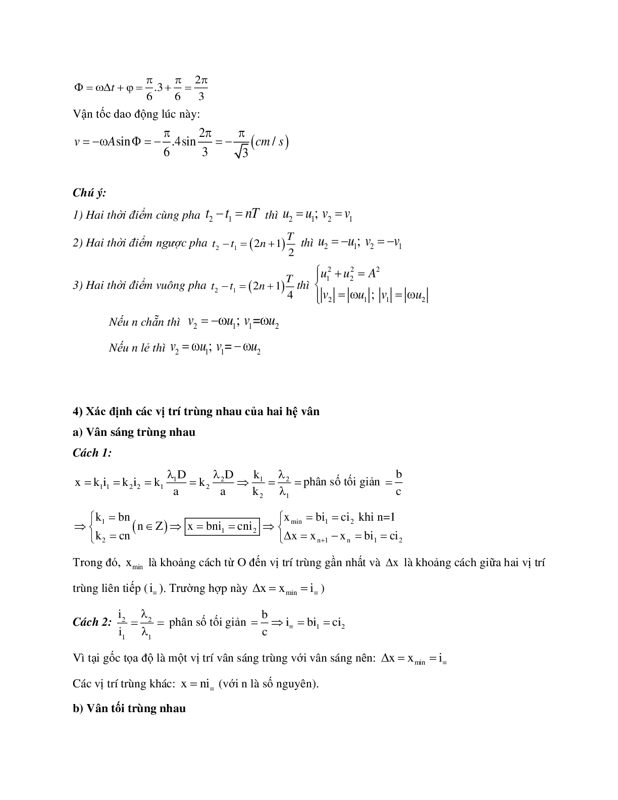 Các dạng bài toán liên quan đến phương trình sóng môn Vật lý lớp 12 (trang 9)