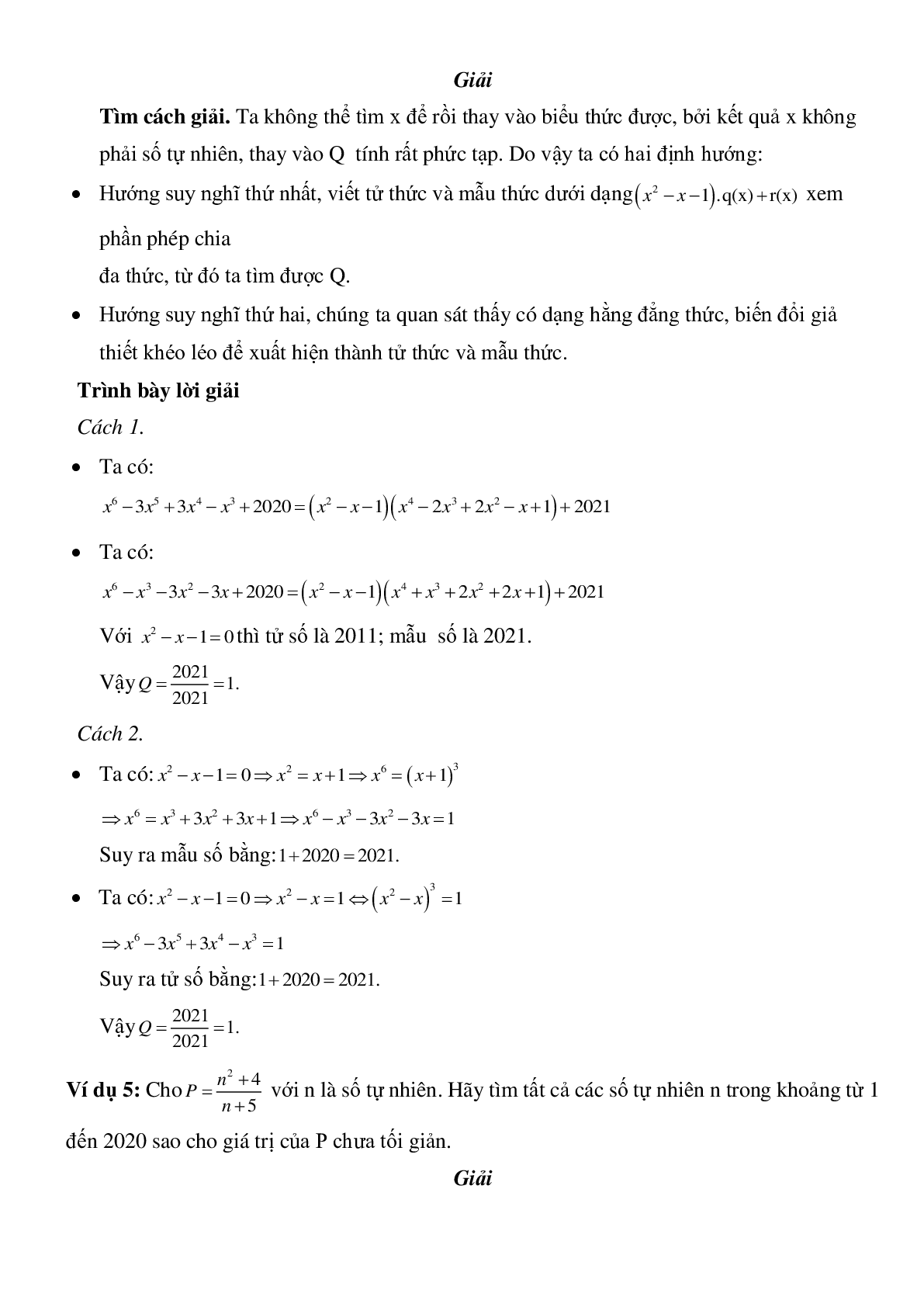 50 Bài tập Phân thức đại số (có đáp án)- Toán 8 (trang 3)