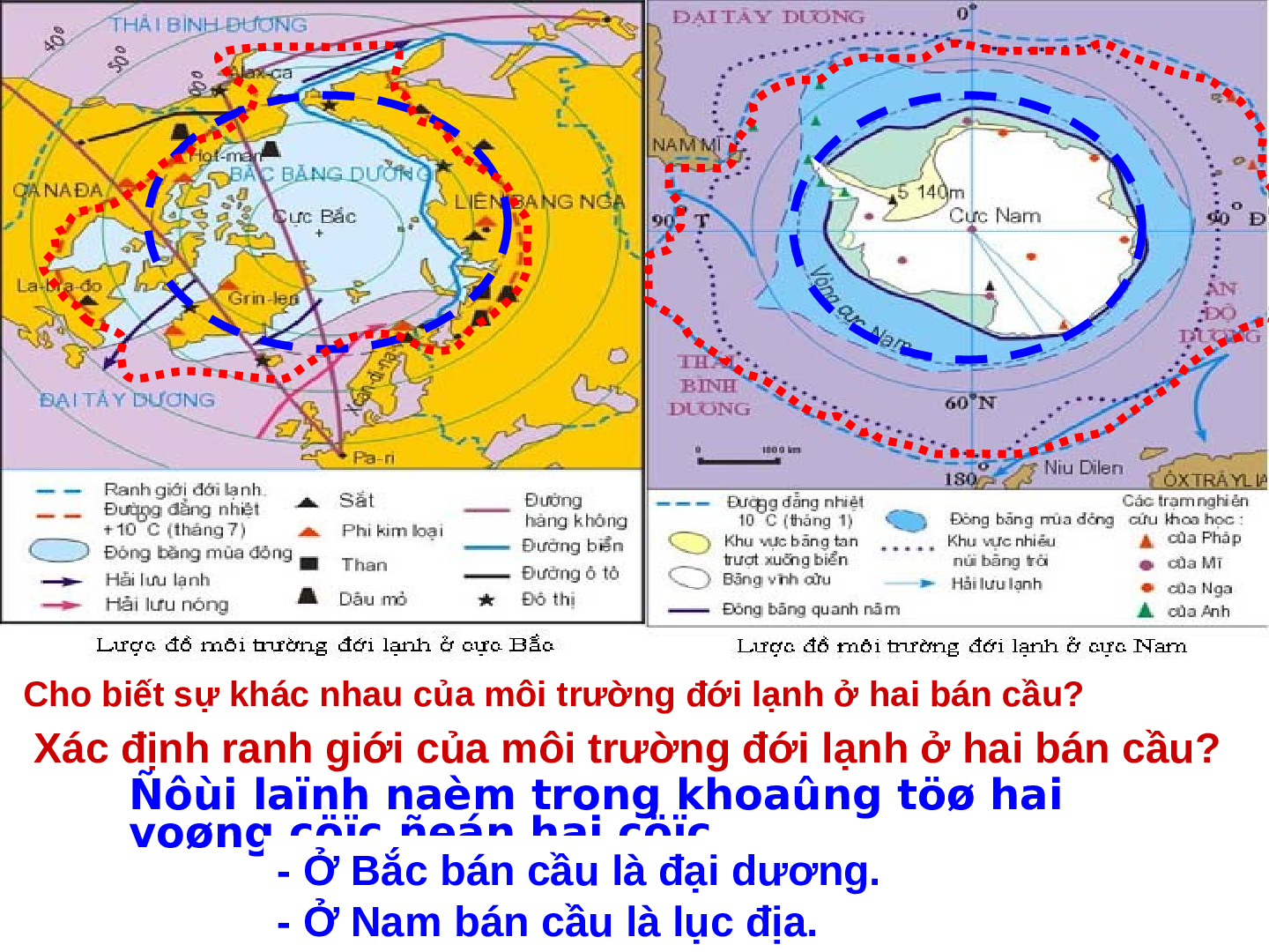 Bài giảng Địa lí 7 Tiết 22: Môi trường đới lạnh (trang 2)