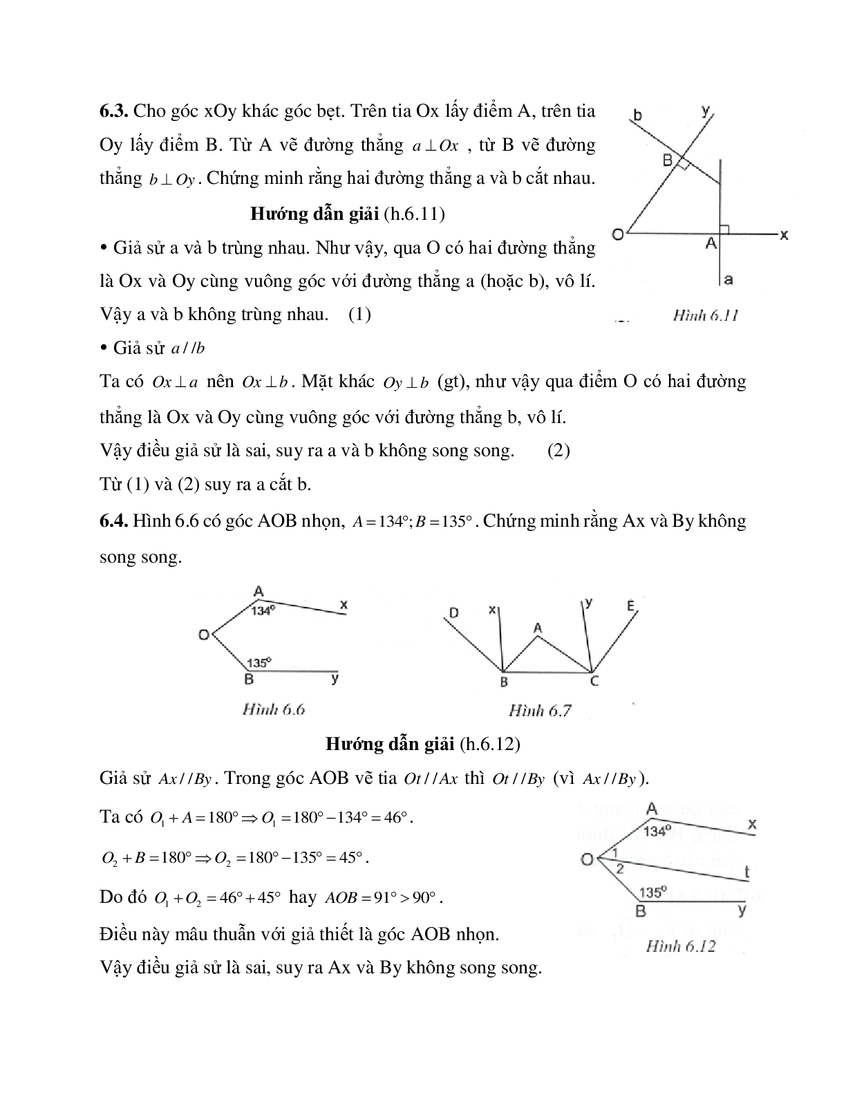 Phương pháp giải và bài tập về Chứng minh bằng phản chứng hình học lớp 7 có lời giải (trang 5)