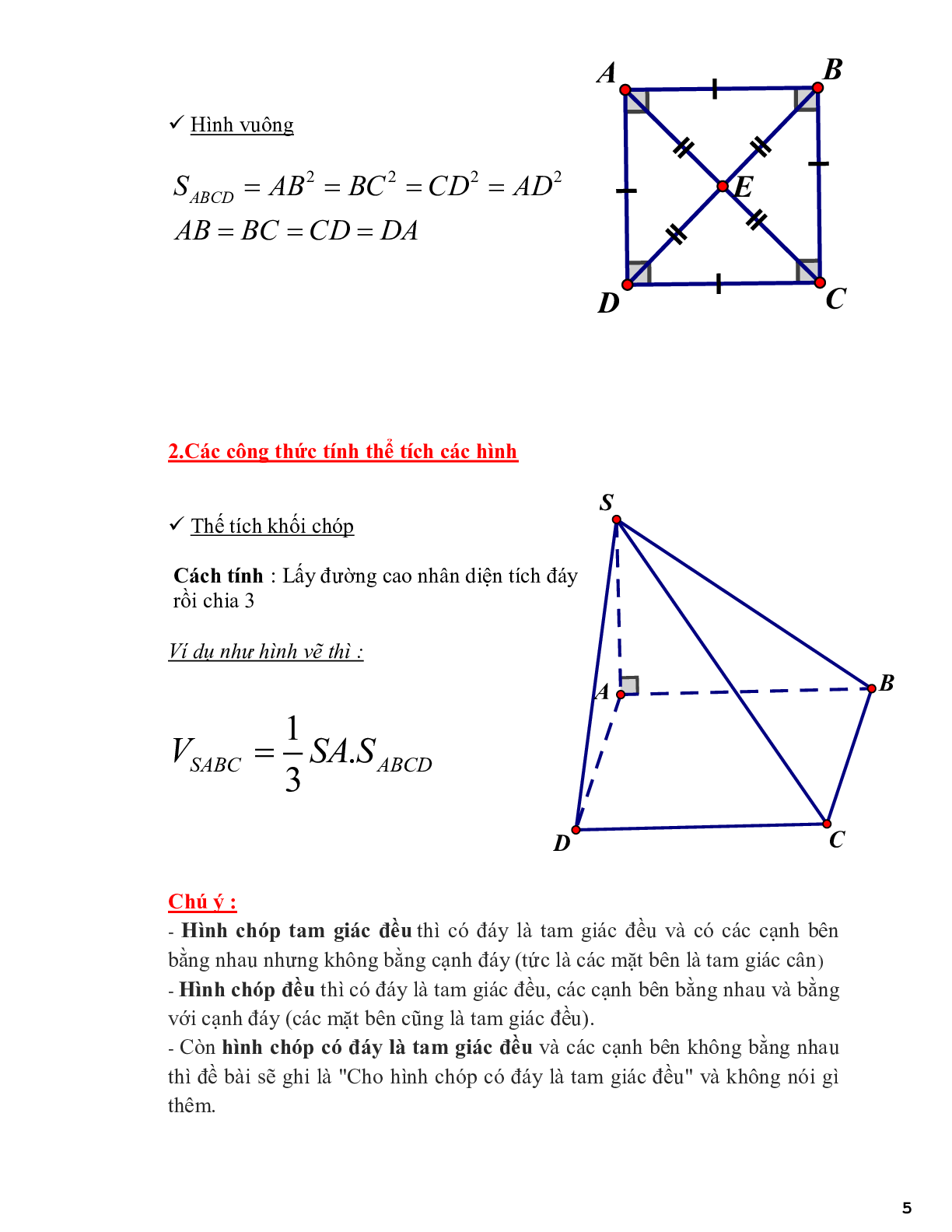 Gắn hệ toạ độ Oxyz để giải các bài toán hình học không gian (trang 5)