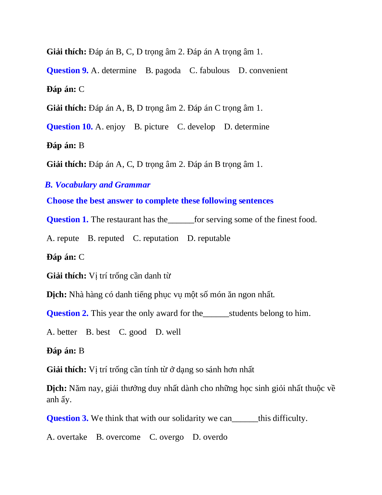 60 câu Trắc nghiệm Tiếng Anh 9 Unit 4 có đáp án 2023: Learning a foreign language (trang 3)