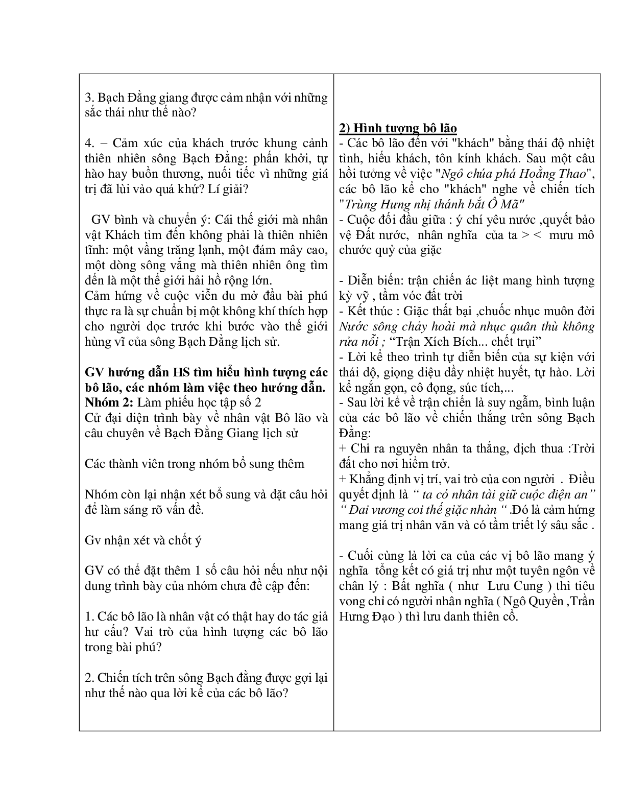 Giáo án ngữ văn lớp 10 Tiết 56, 57: Phú sông Bạch Đằng (trang 5)