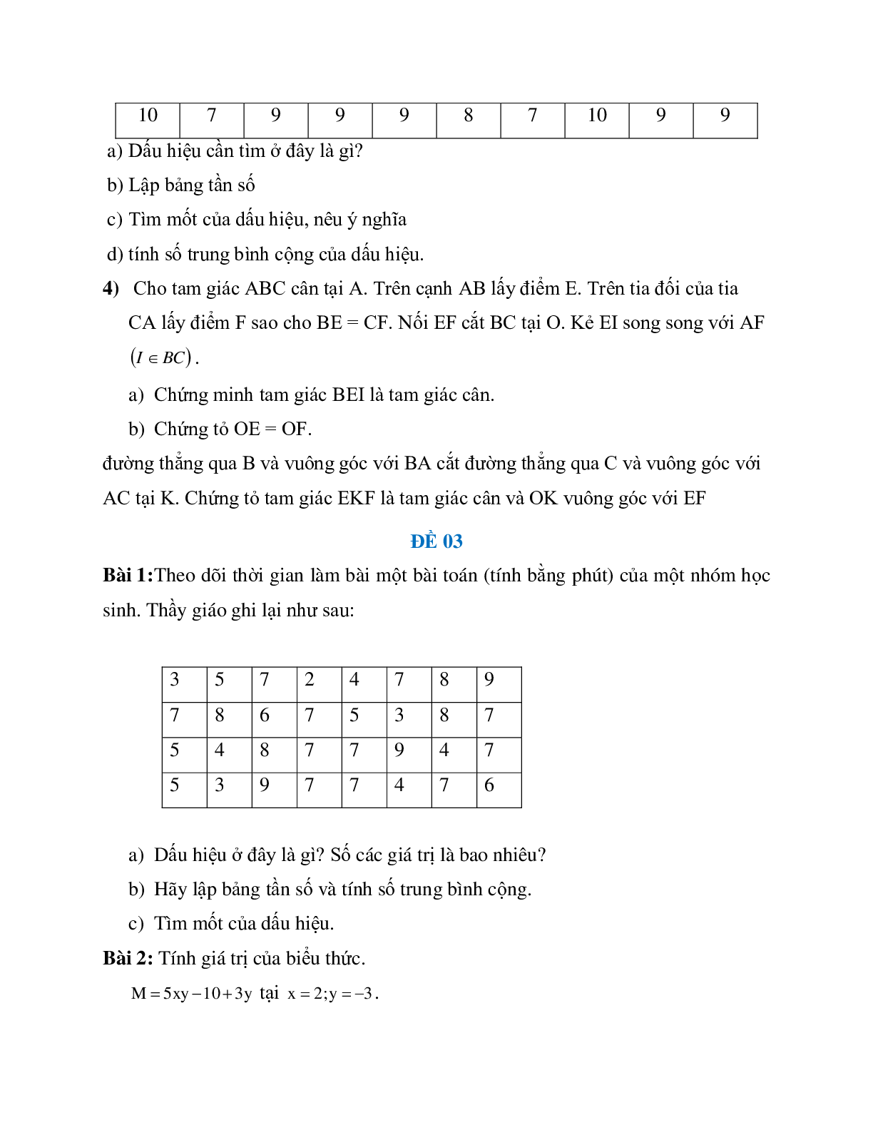 Bộ đề thi môn Toán 7 giữa học kì 2 (trang 2)