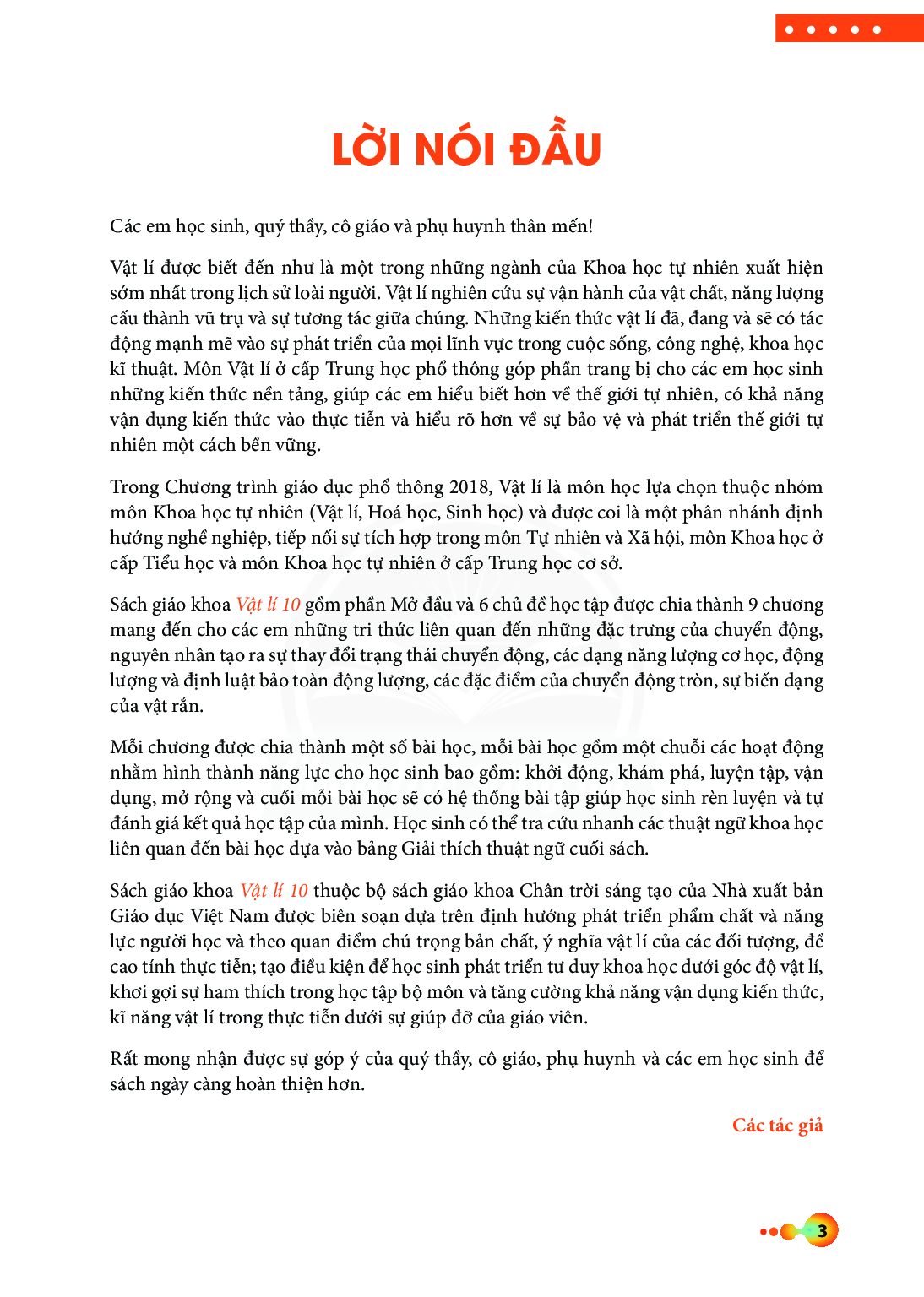 Vật lí lớp 10 Chân trời sáng tạo pdf (trang 4)