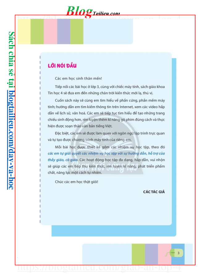 Tin học lớp 4 Chân trời sáng tạo pdf (trang 4)