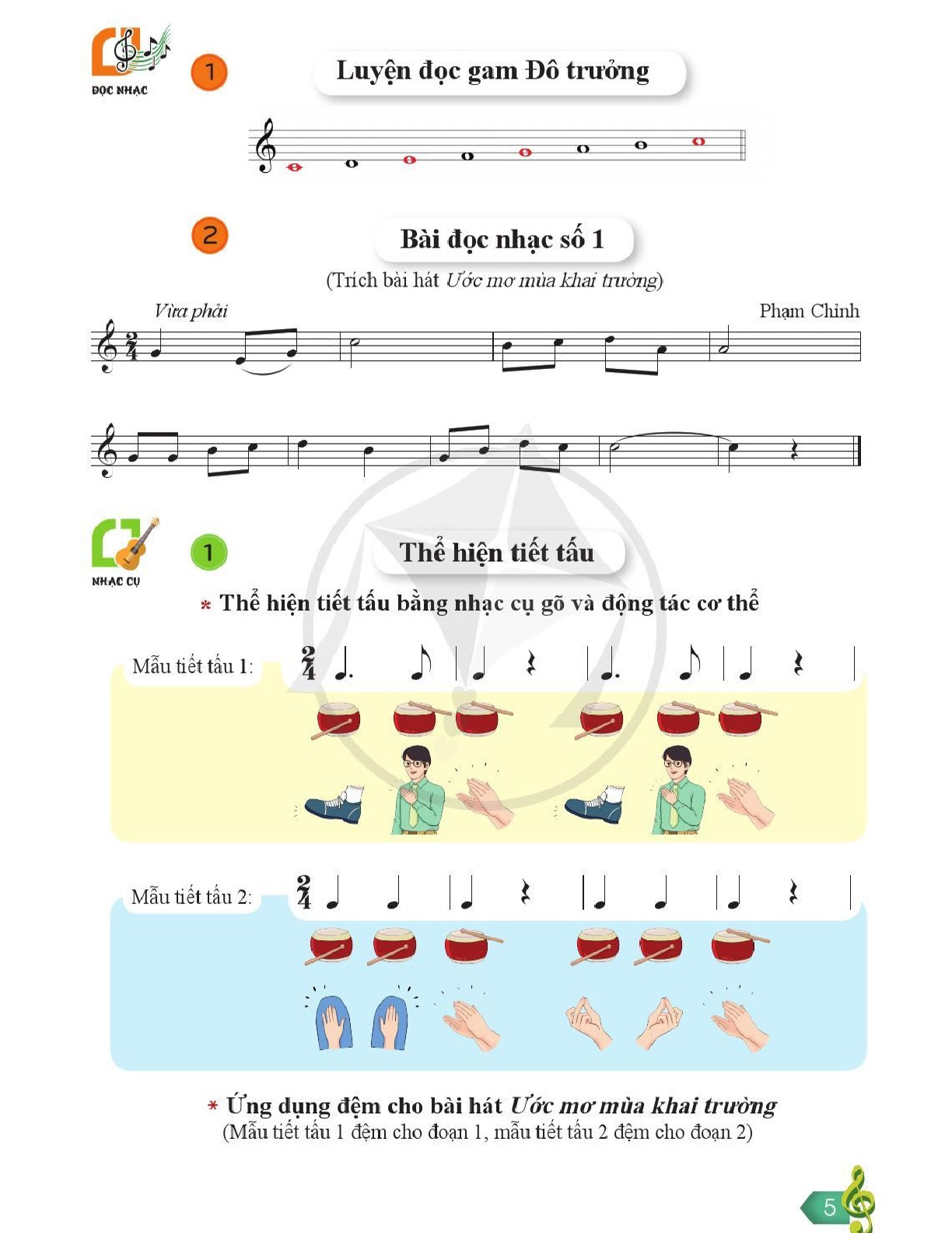Âm nhạc lớp 7 Cánh diều pdf (trang 6)
