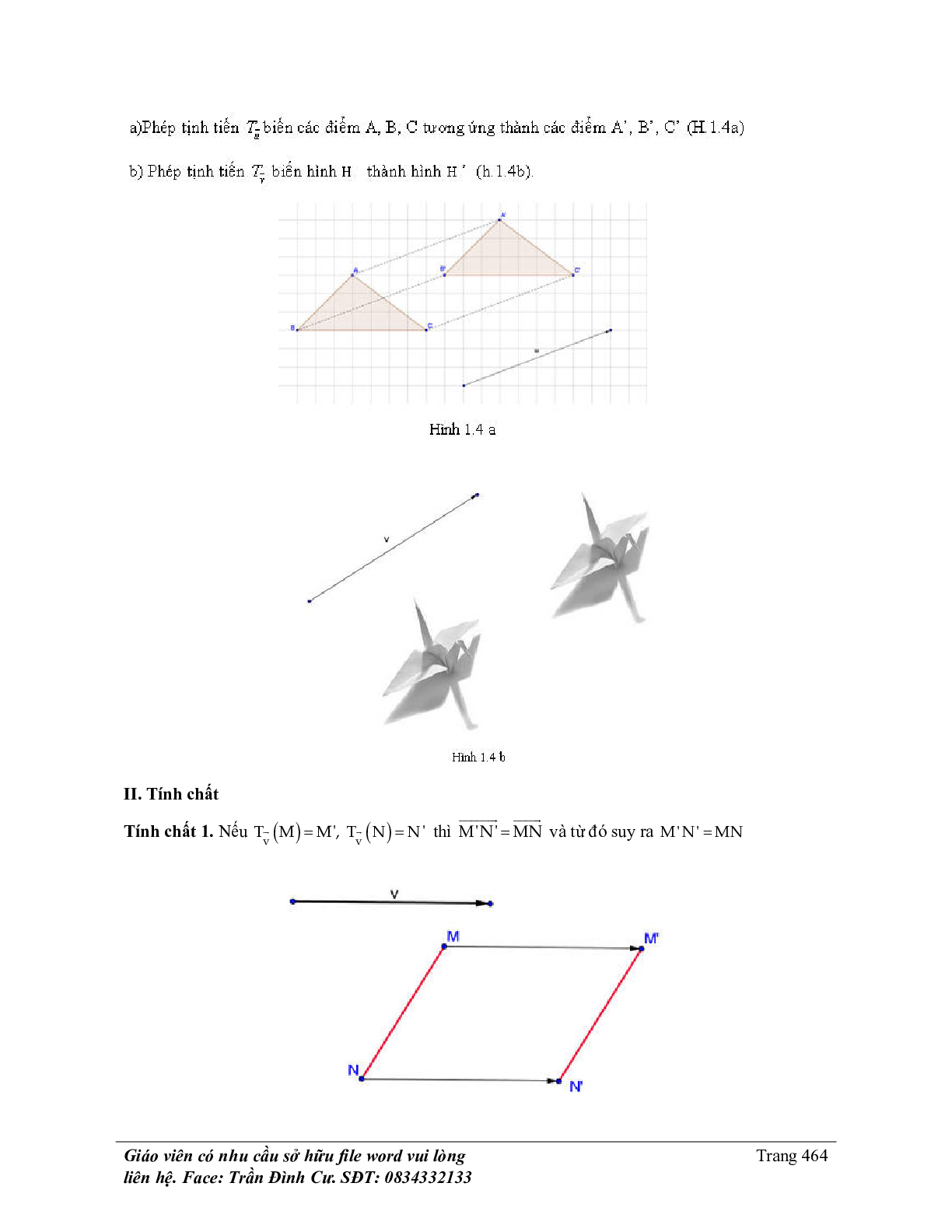 Phân loại và phương pháp giải bài tập phép dời hình và phép đồng dạng trong mặt phẳng (trang 8)