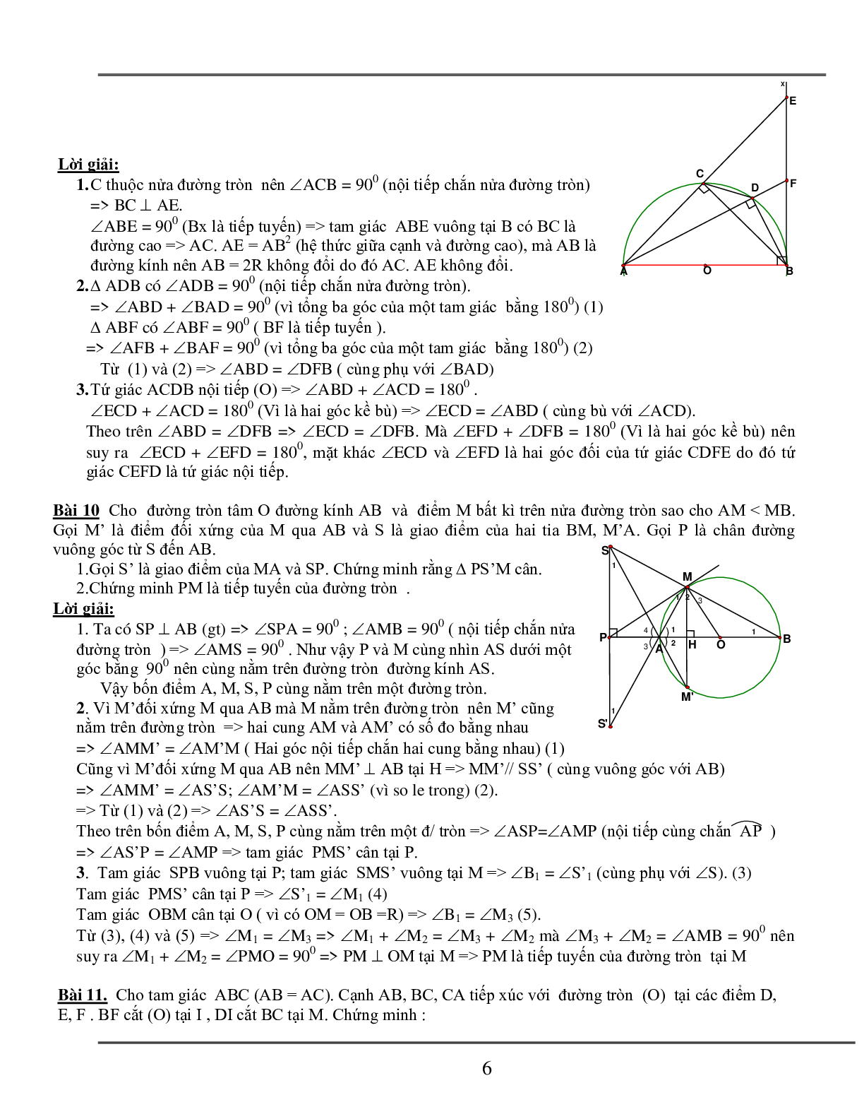 Tuyển tập 80 bài toán hình học lớp 9 hay nhất (trang 7)
