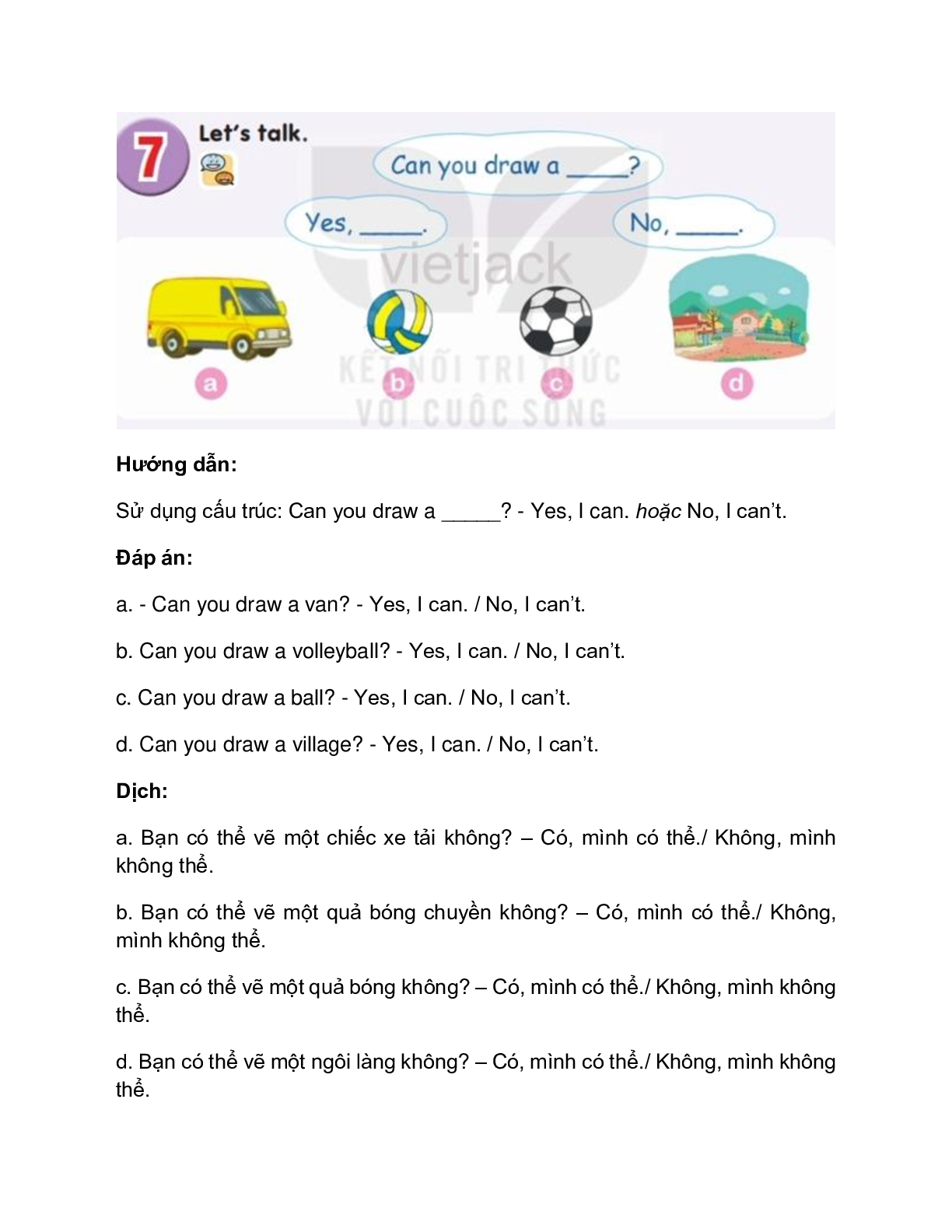 Tiếng Anh lớp 2 Unit 8 Lesson 3 trang 36 – Kết nối tri thức (trang 2)