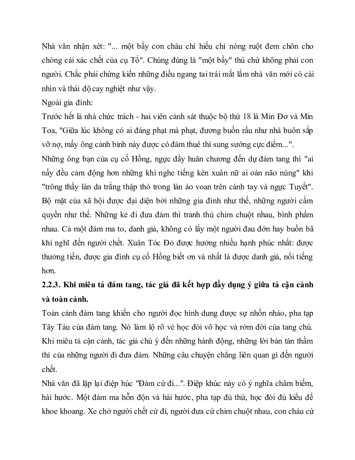 Soạn bài Hạnh phúc của một tang gia - ngắn nhất Soạn văn 11 (trang 6)