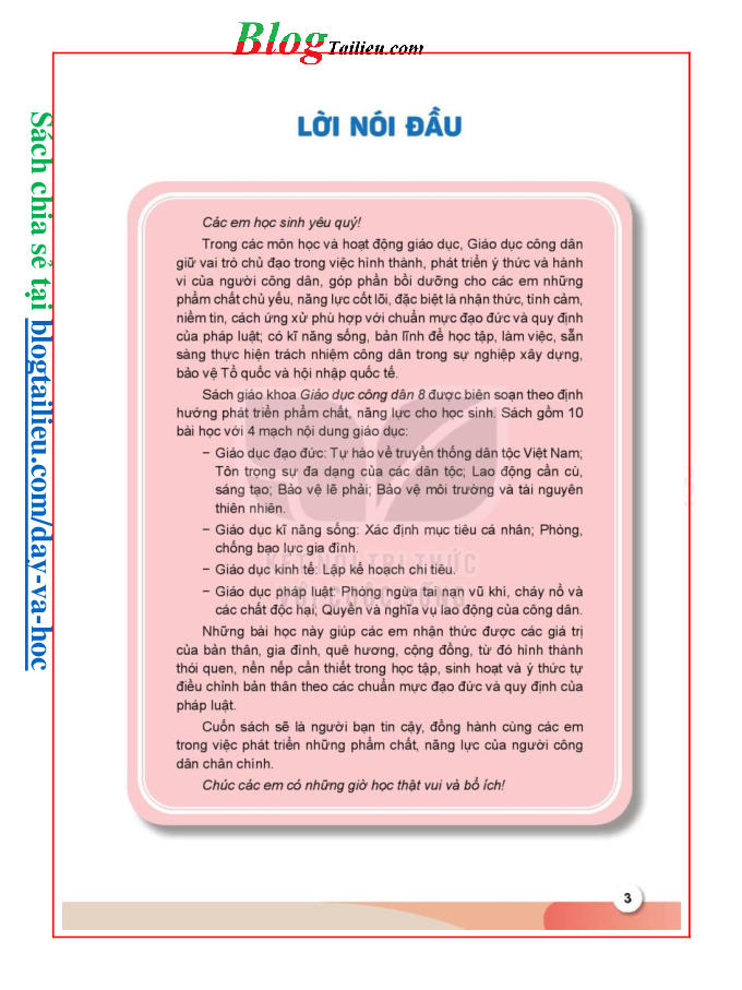 Giáo dục công dân lớp 8 Kết nối tri thức pdf (trang 4)