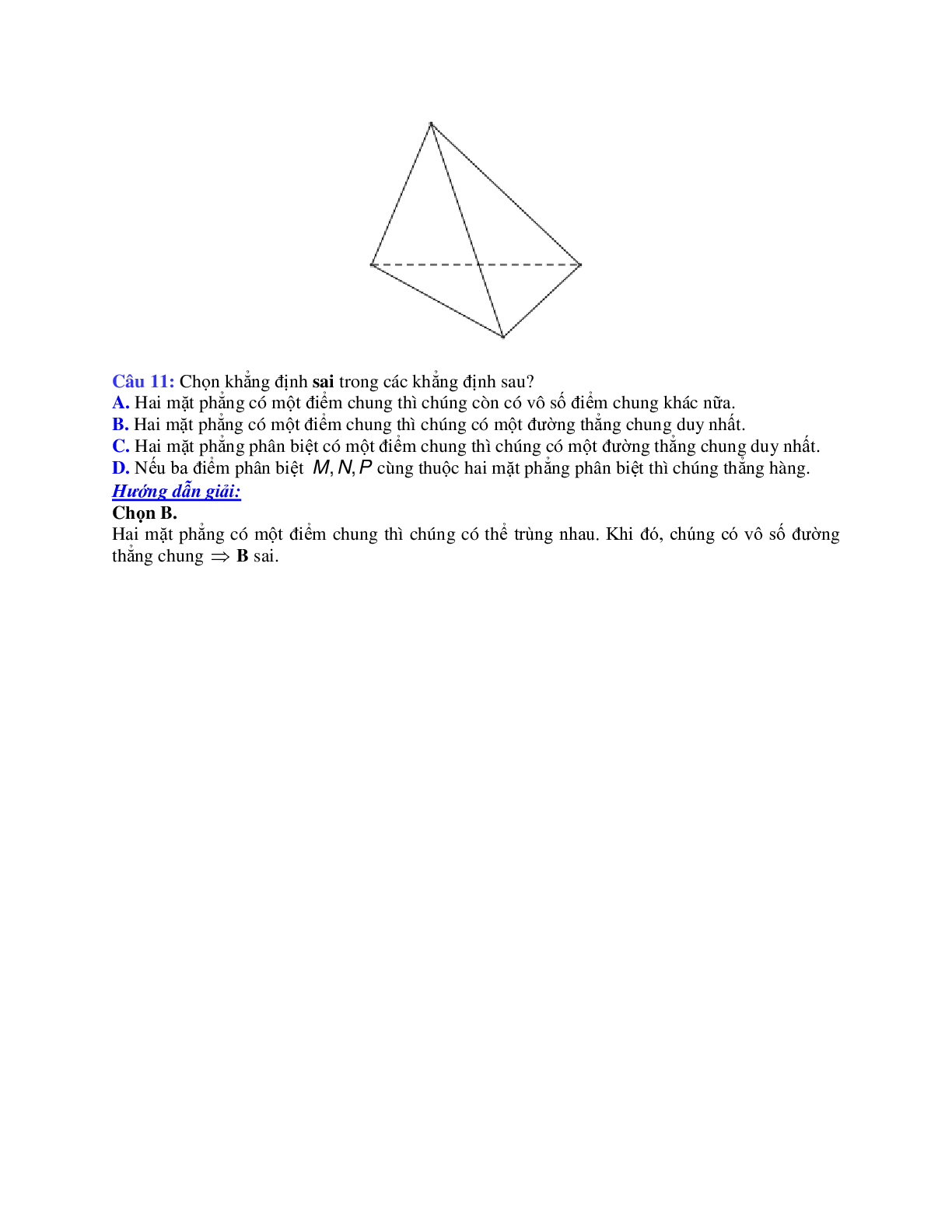 Đại cương về đường thẳng và mặt phẳng trong không gian (trang 4)