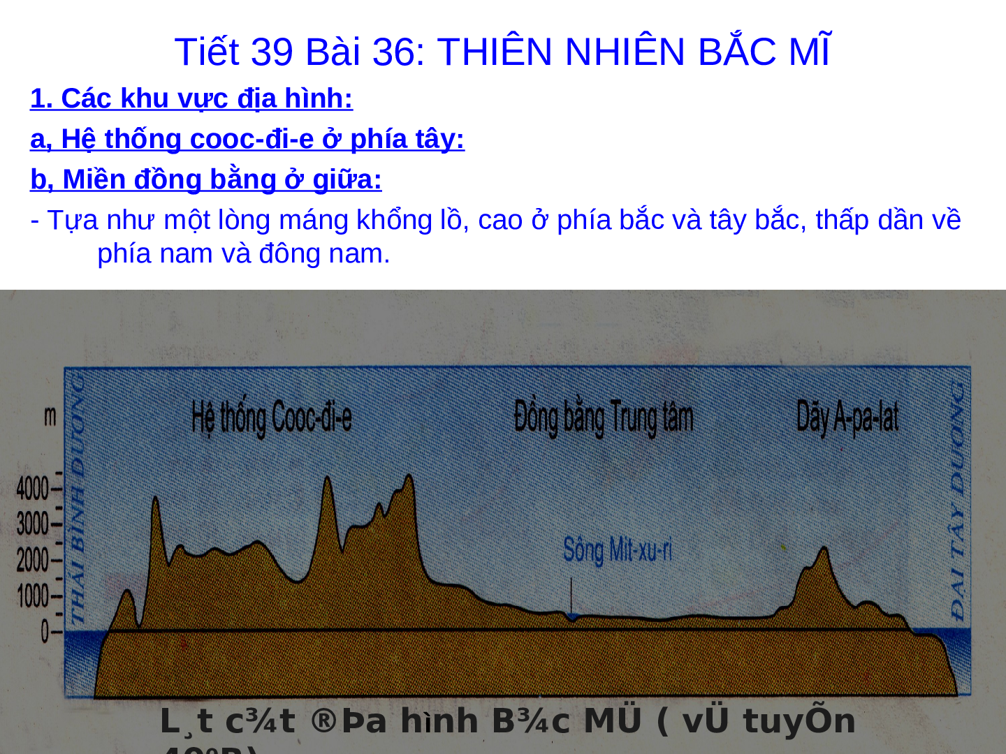 Giáo án Địa lí 7 Bài 36: Thiên nhiên Bắc Mĩ (trang 6)