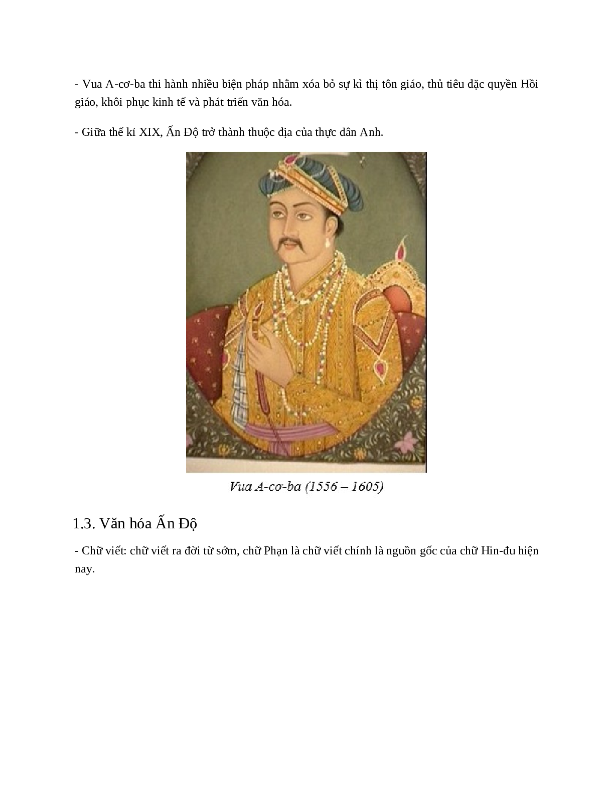 Lịch Sử 7 Bài 5 (Lý thuyết và trắc nghiệm): Ấn Độ thời phong kiến (trang 2)