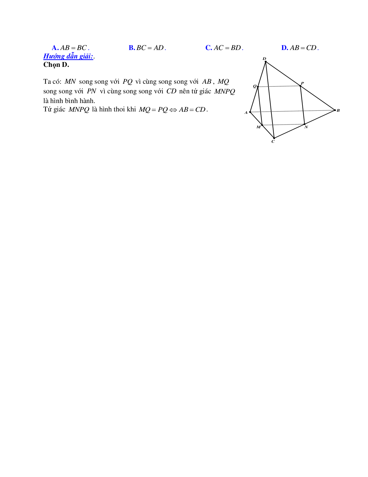 Phương pháp giải và bài tập về Cách chứng minh hai đường thẳng song song trong không gian (trang 5)