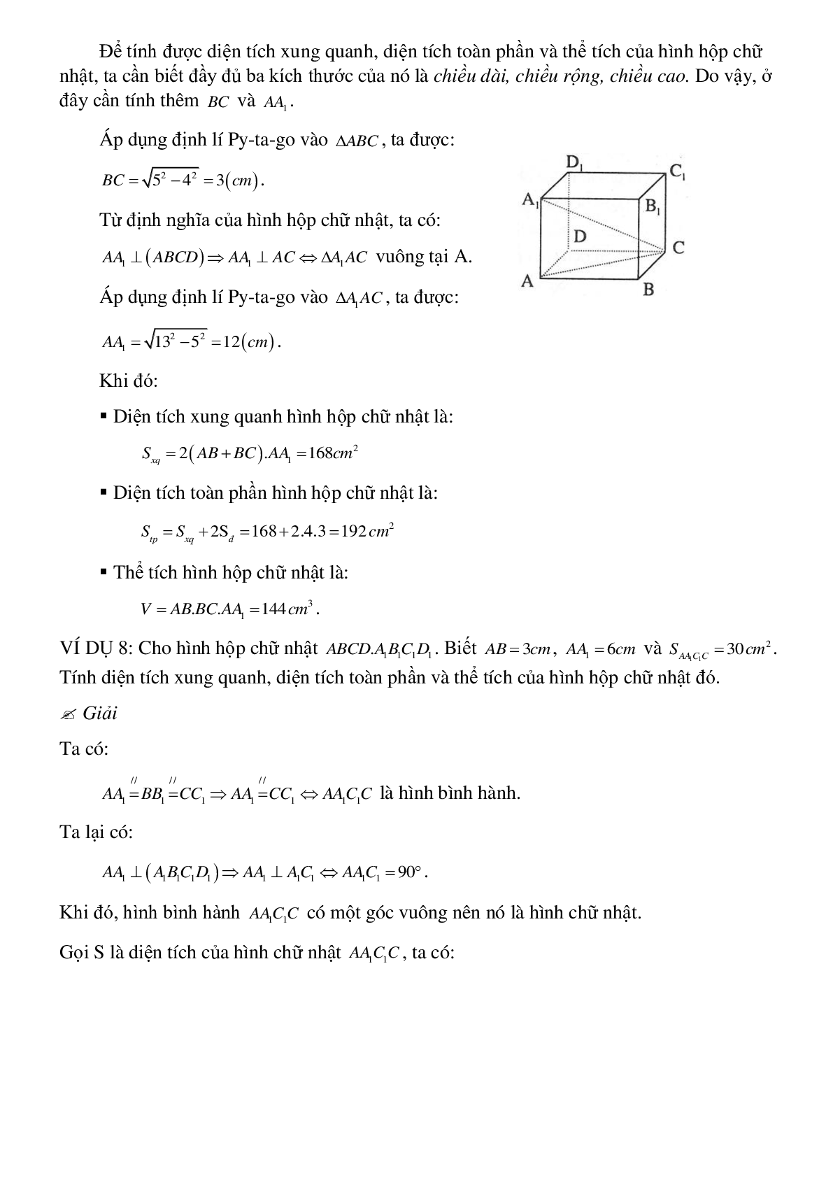 Tổng hợp các dạng toán thường gặp về Thể tích của hình hộp chữ nhật có lời giải (trang 10)