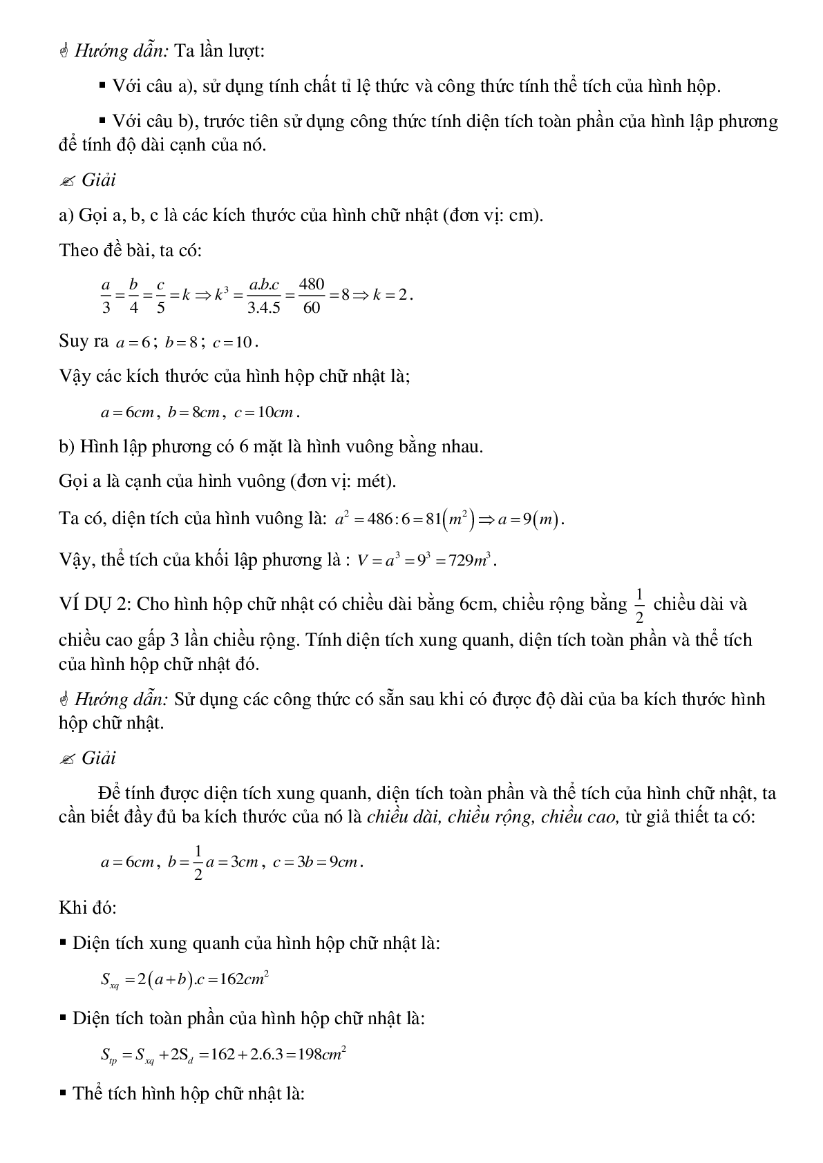 Tổng hợp các dạng toán thường gặp về Thể tích của hình hộp chữ nhật có lời giải (trang 7)