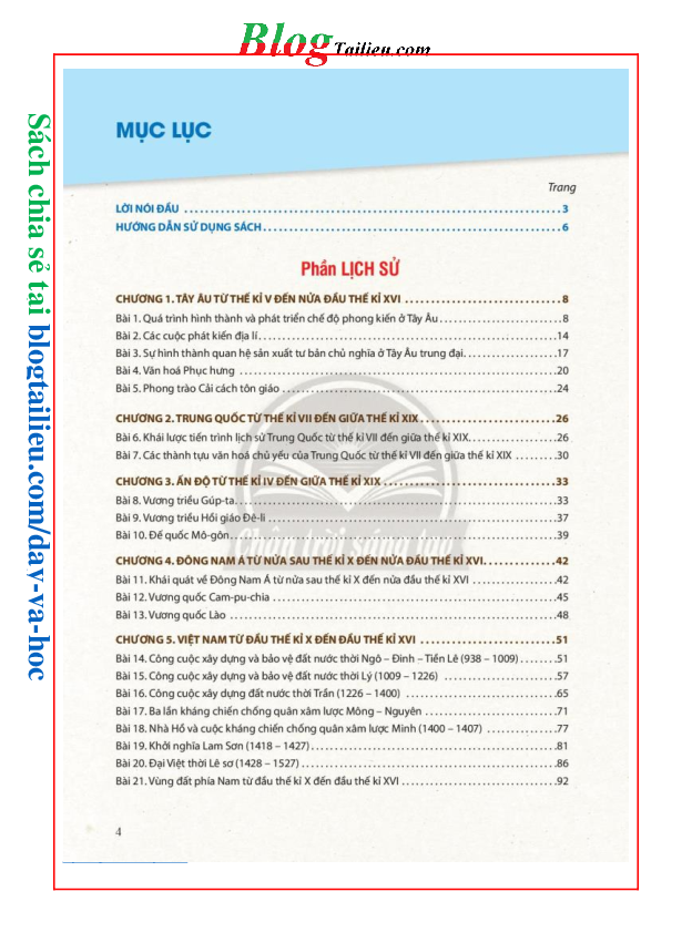 Lịch sử và Địa lí lớp 7 Chân trời sáng tạo pdf (trang 4)