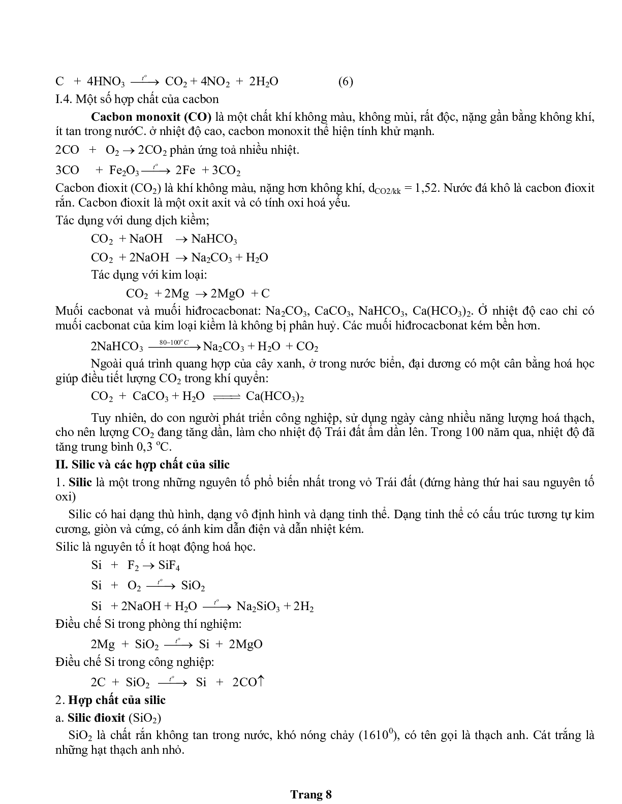 Tổng hợp lý thuyết Hóa vô cơ lớp 12 (trang 8)