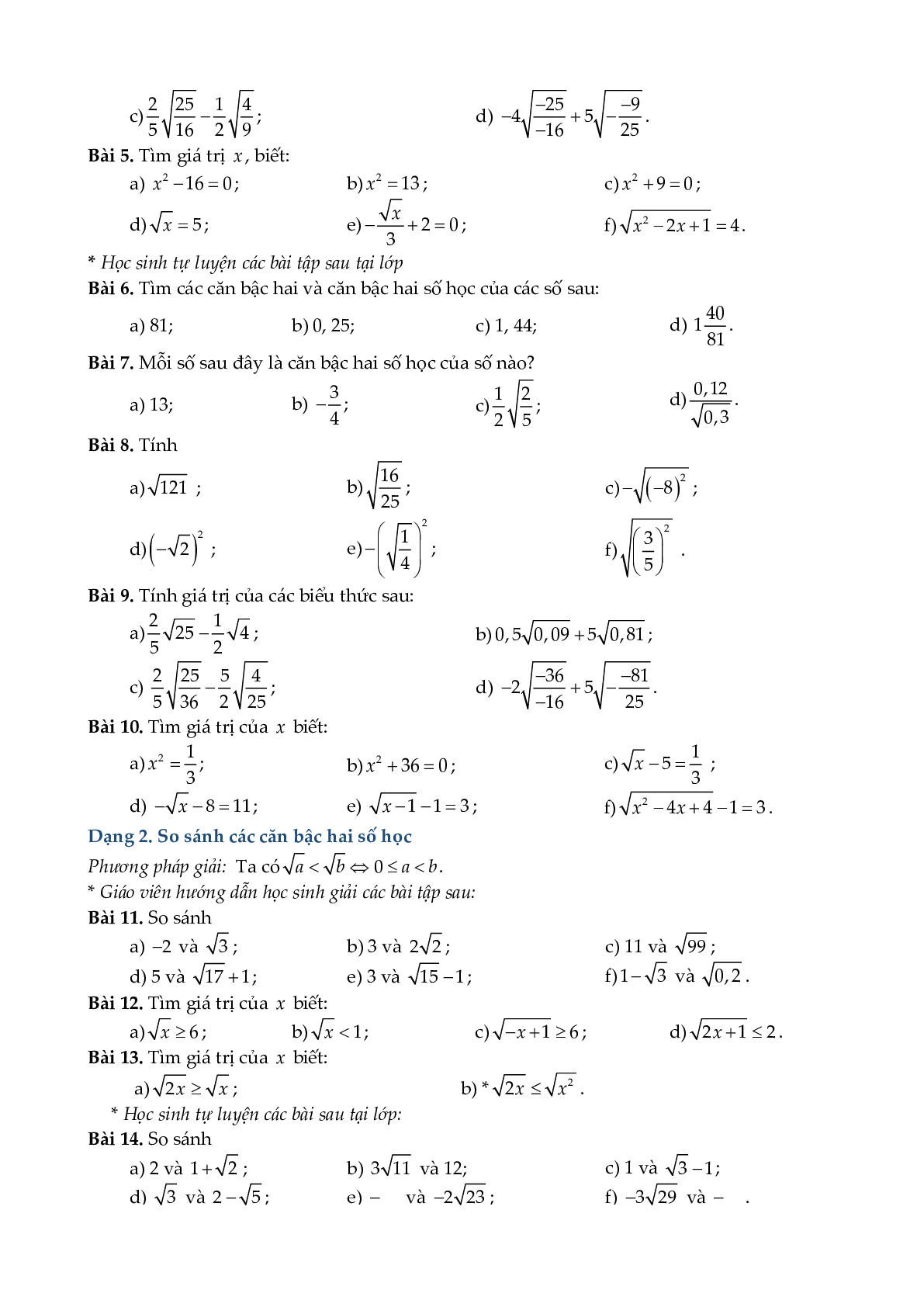 Chuyên đề rút gọn biểu thức và bài toán liên quan (trang 4)